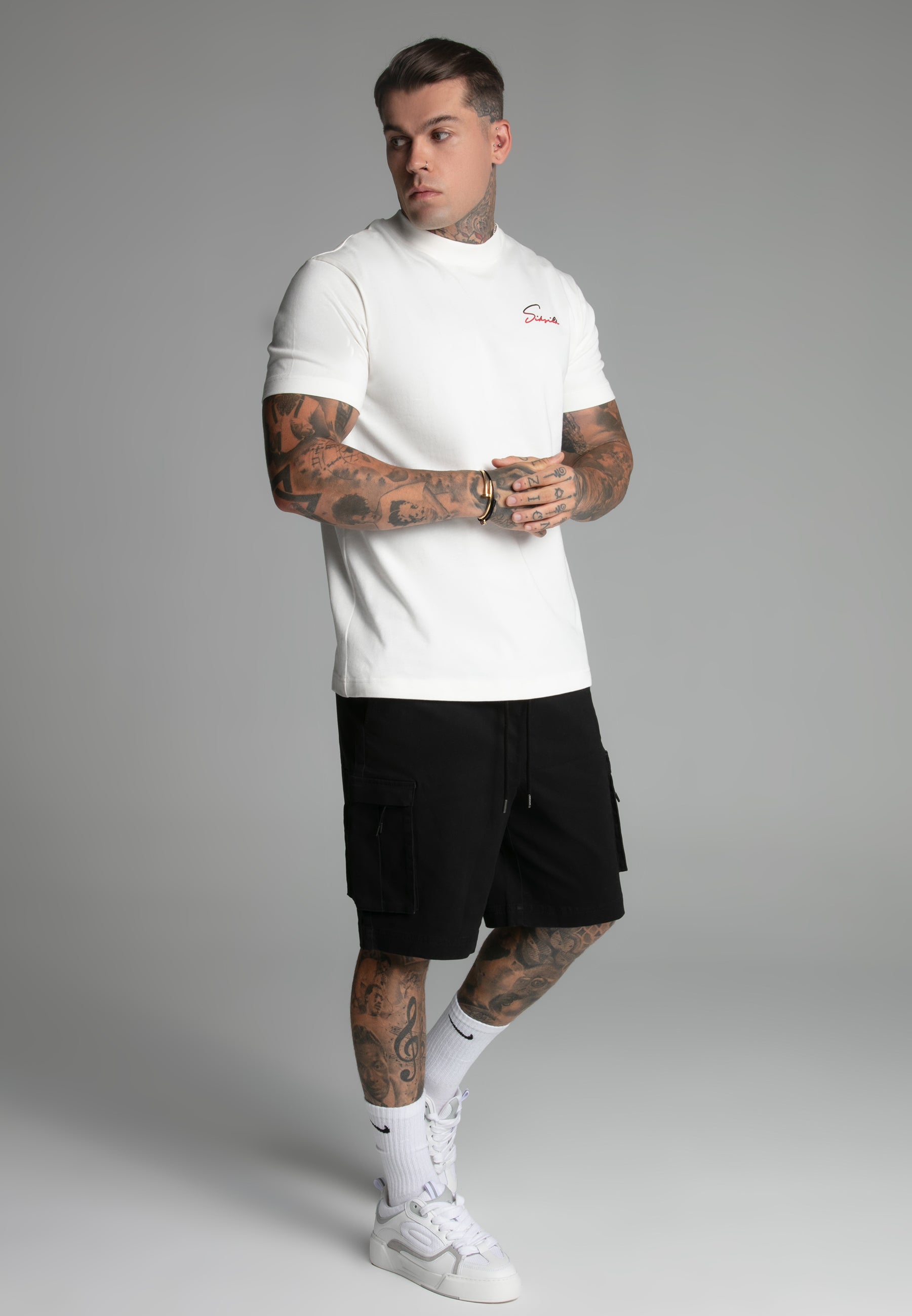 T-shirt Signature in ecru T-shirt SikSilk