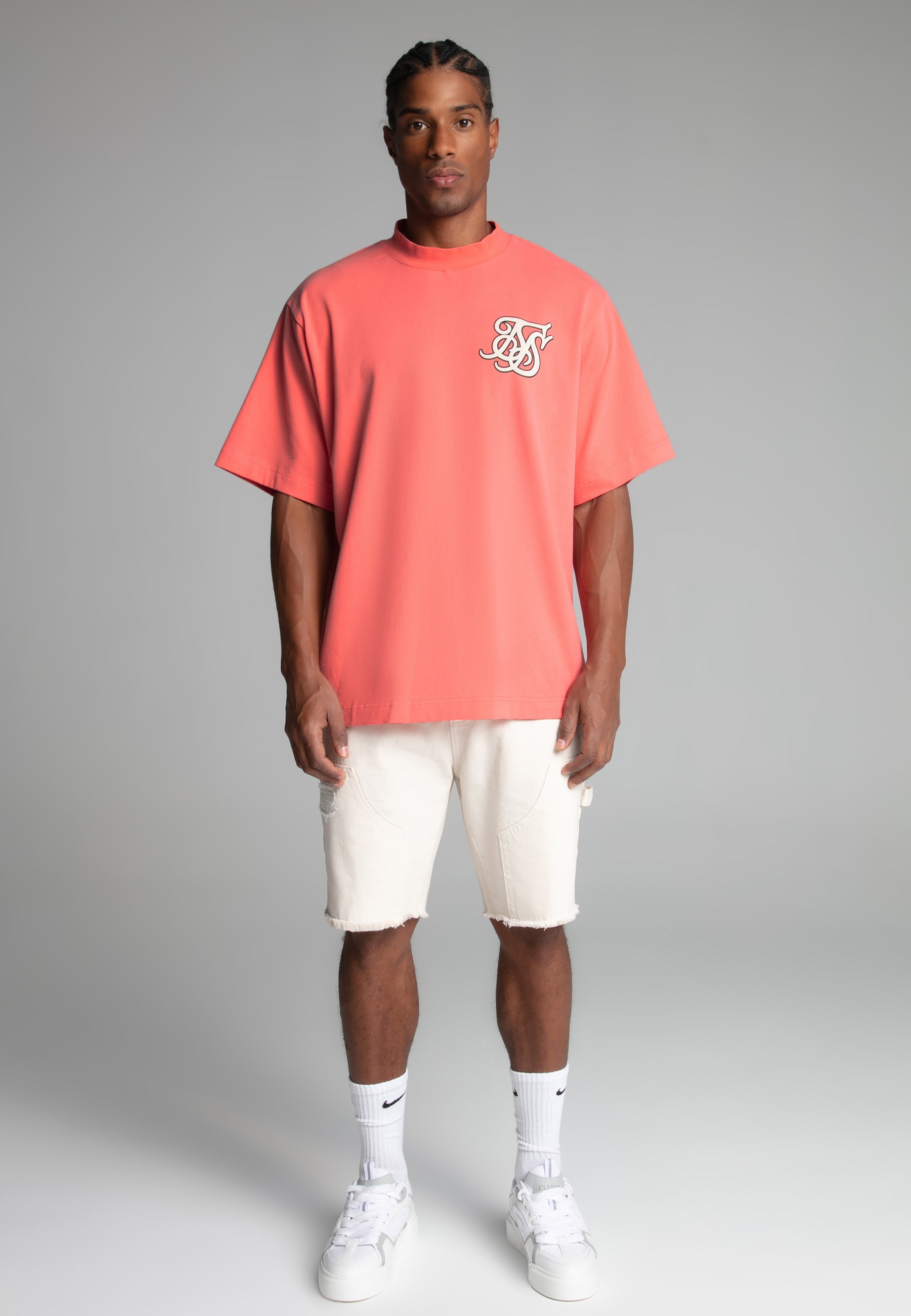 Maglietta con logo in rosa Magliette SikSilk