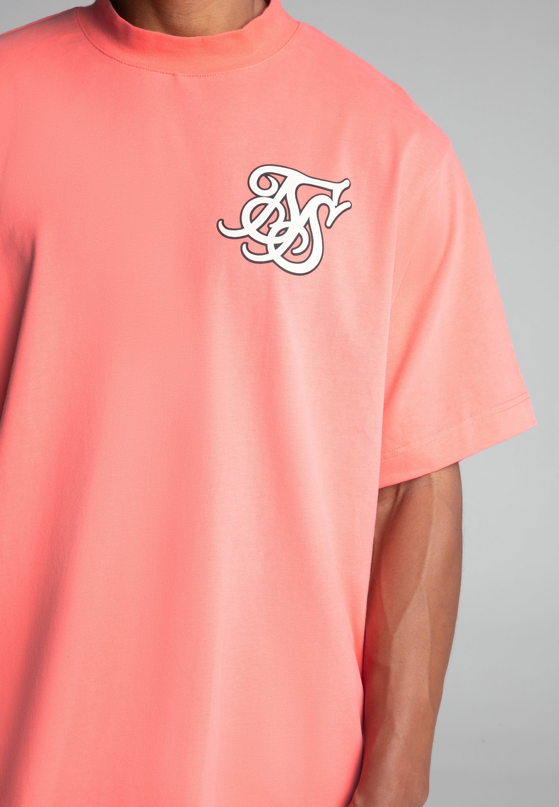 Maglietta con logo in rosa Magliette SikSilk
