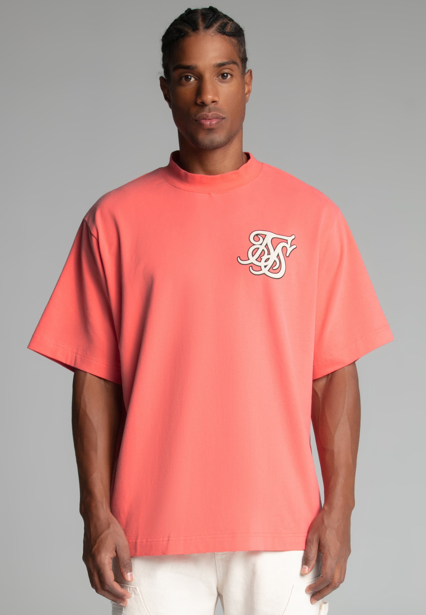 Maglietta con logo in rosa Magliette SikSilk