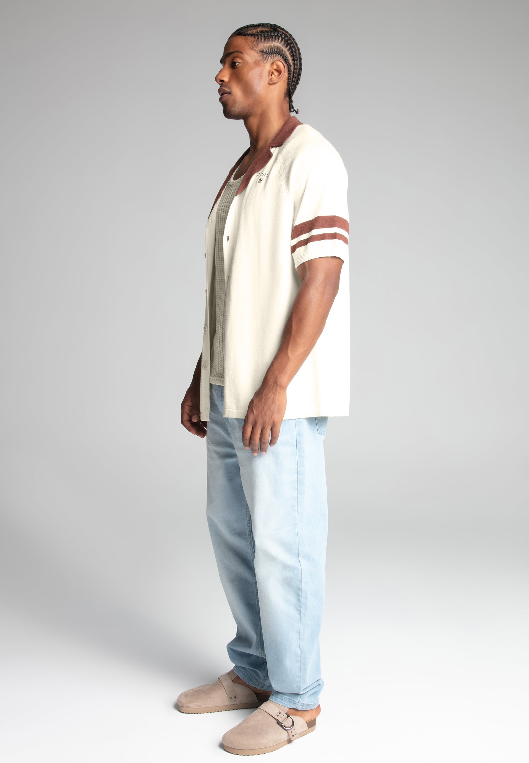 Camicia Retro Resort in ecru Camicie SikSilk