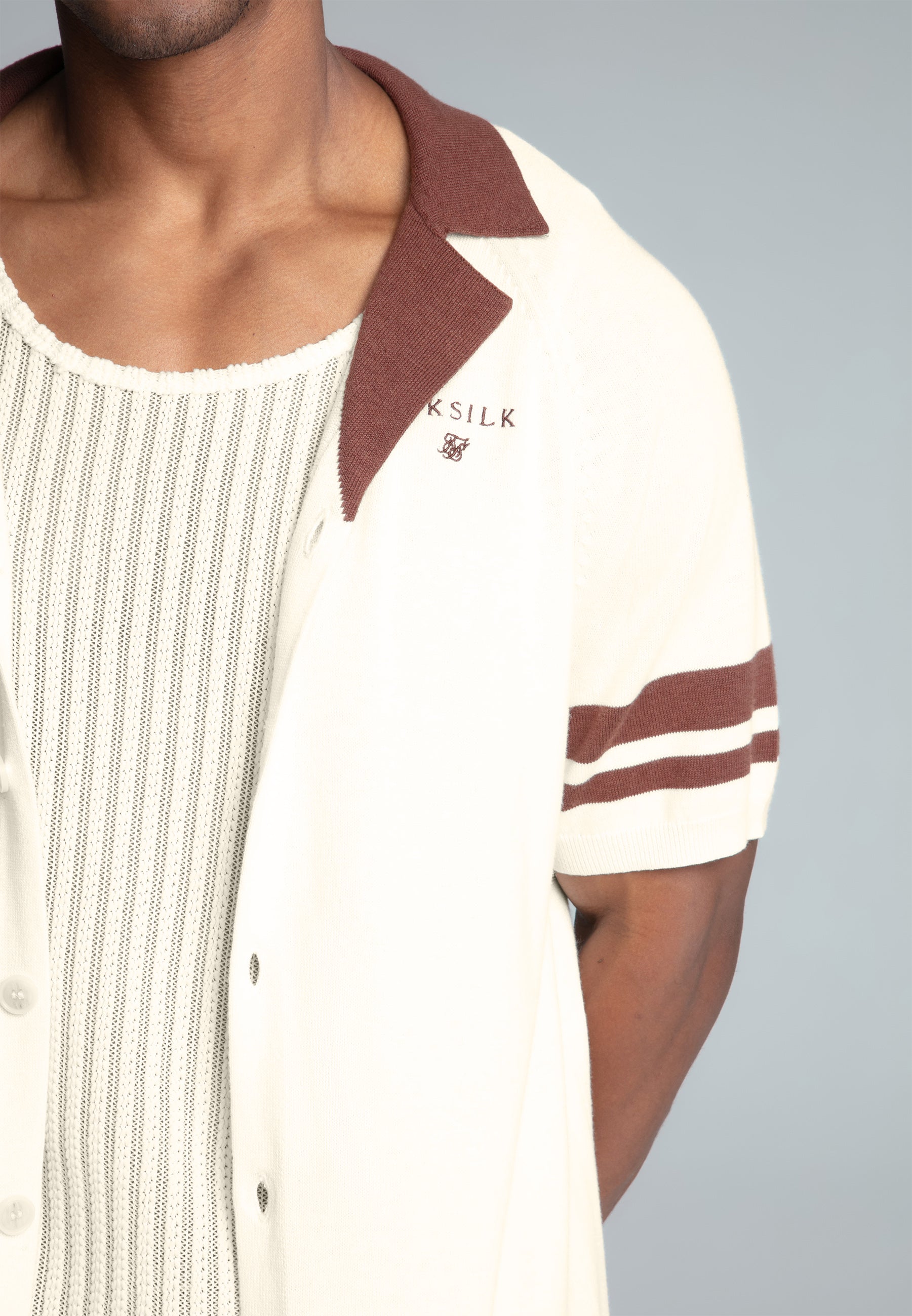 Camicia Retro Resort in ecru Camicie SikSilk