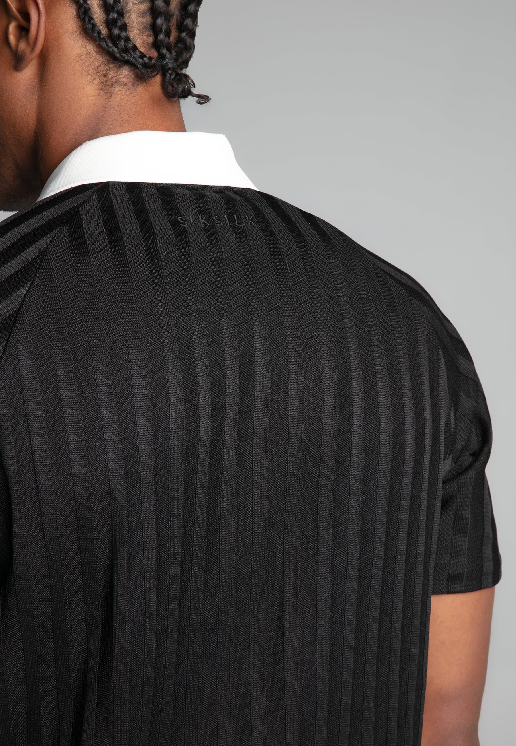 Maglietta Polo in Nero Magliette SikSilk