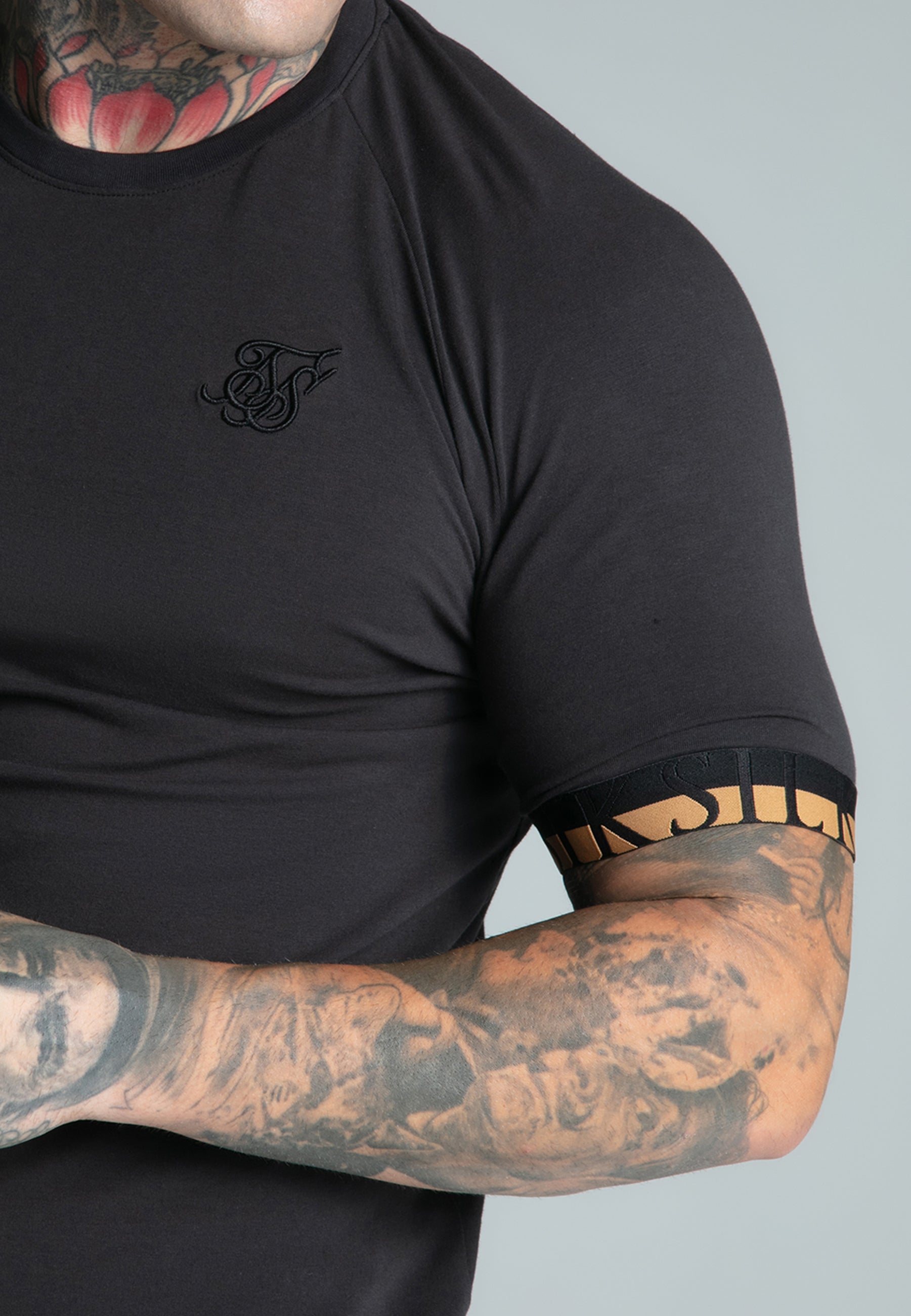 Maglietta Tech in nero Magliette SikSilk