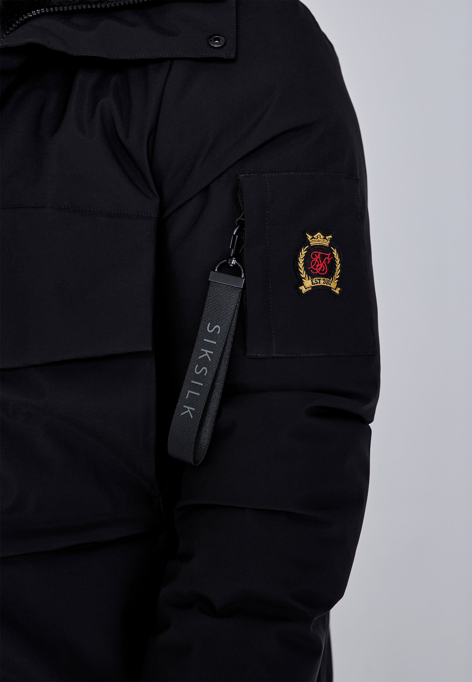 Parka in giacche nere SikSilk