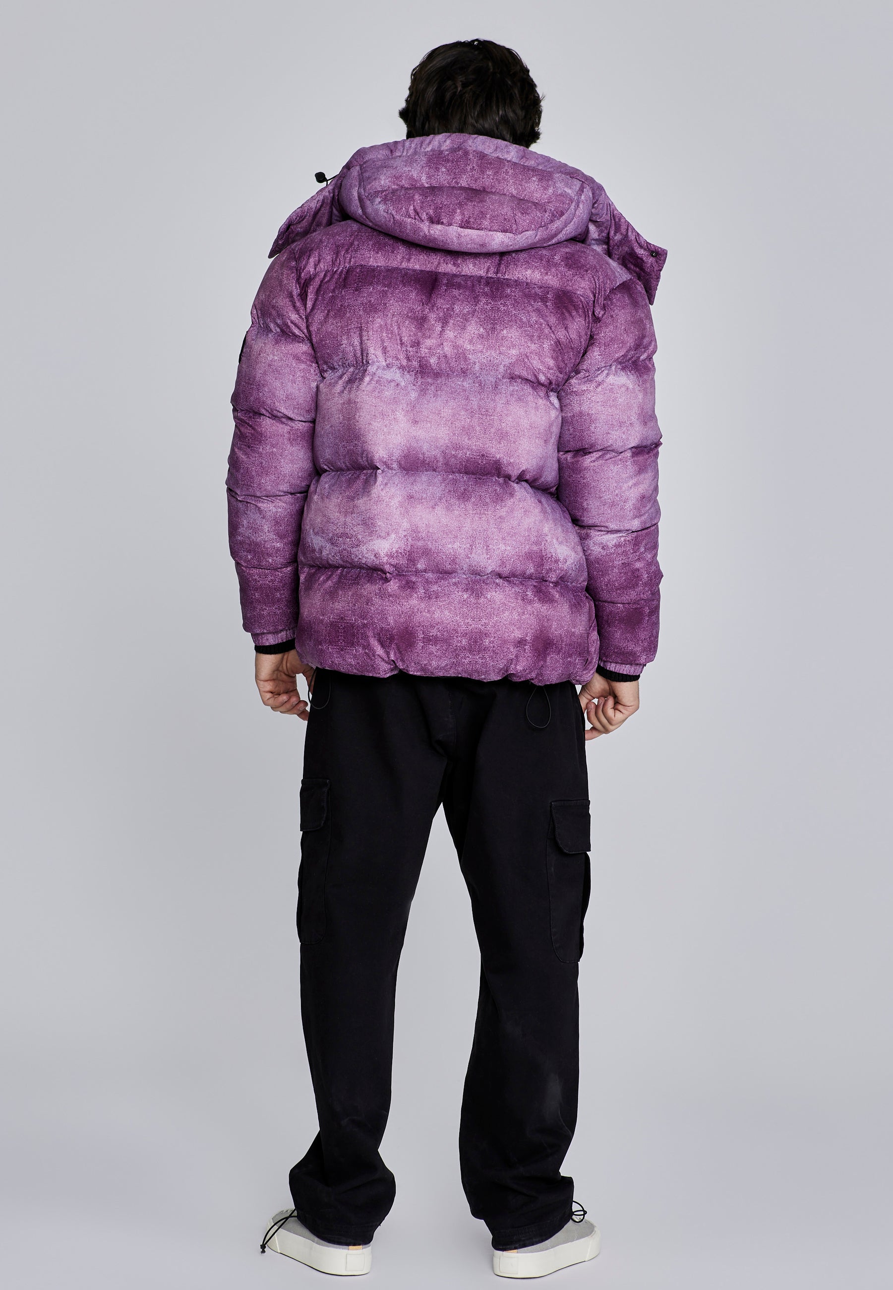 Giacca Puffer in Borgogna Giacche SikSilk