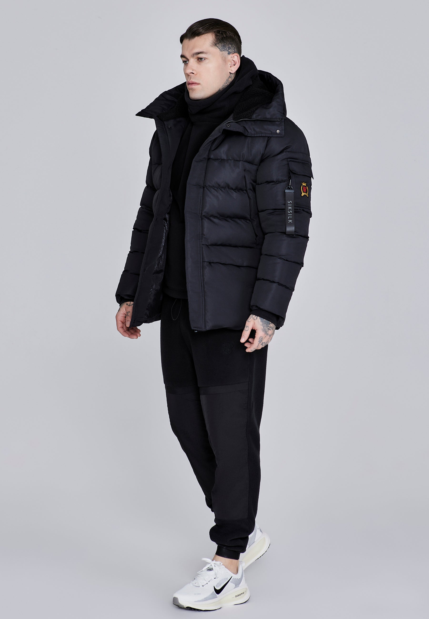 Parka in giacche nere SikSilk