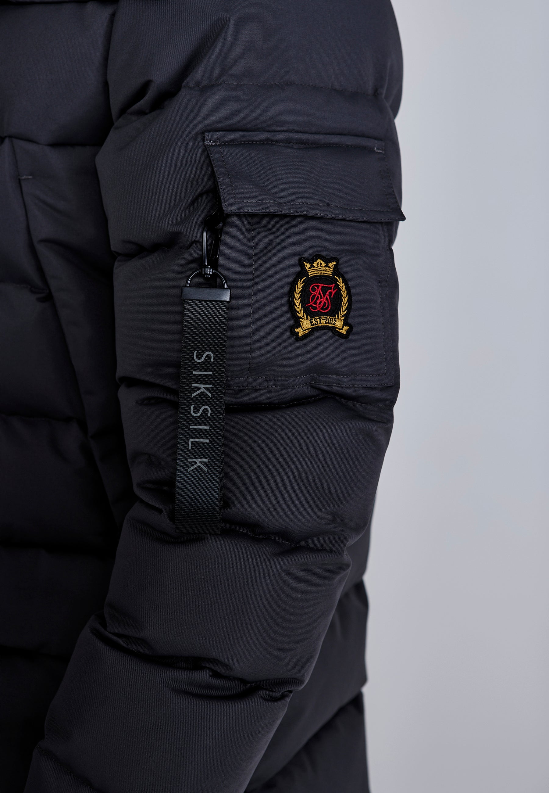 Parka in grigio Giacche SikSilk