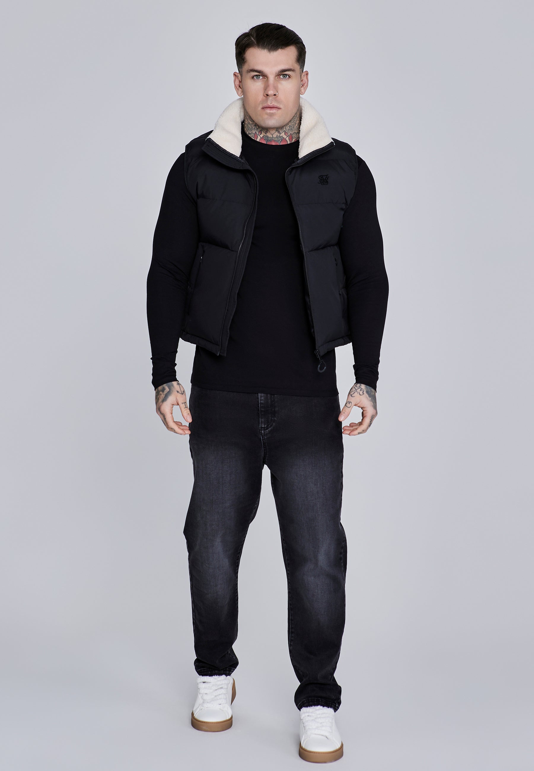 Gilet in Nero Giacche SikSilk
