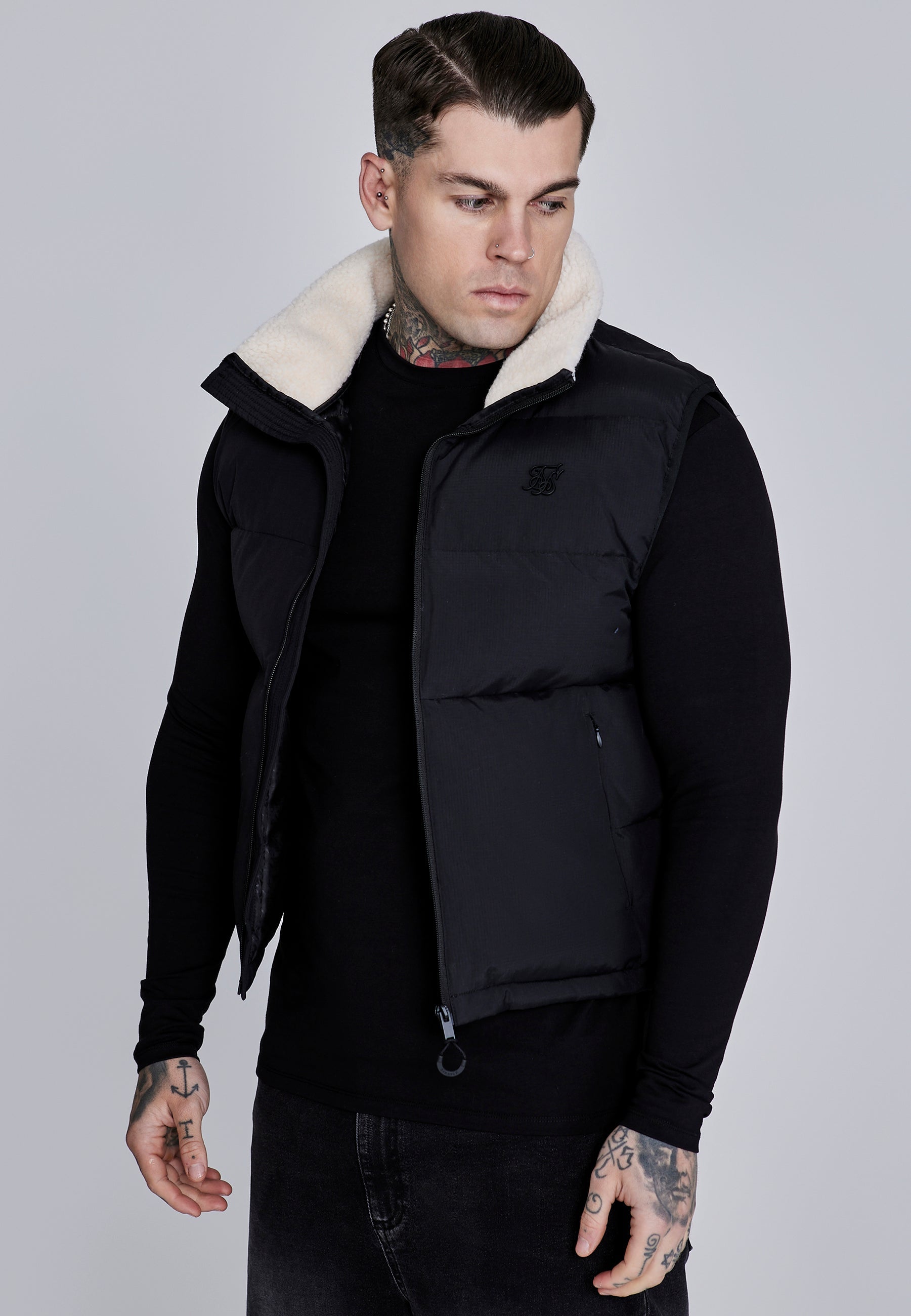 Gilet in Nero Giacche SikSilk