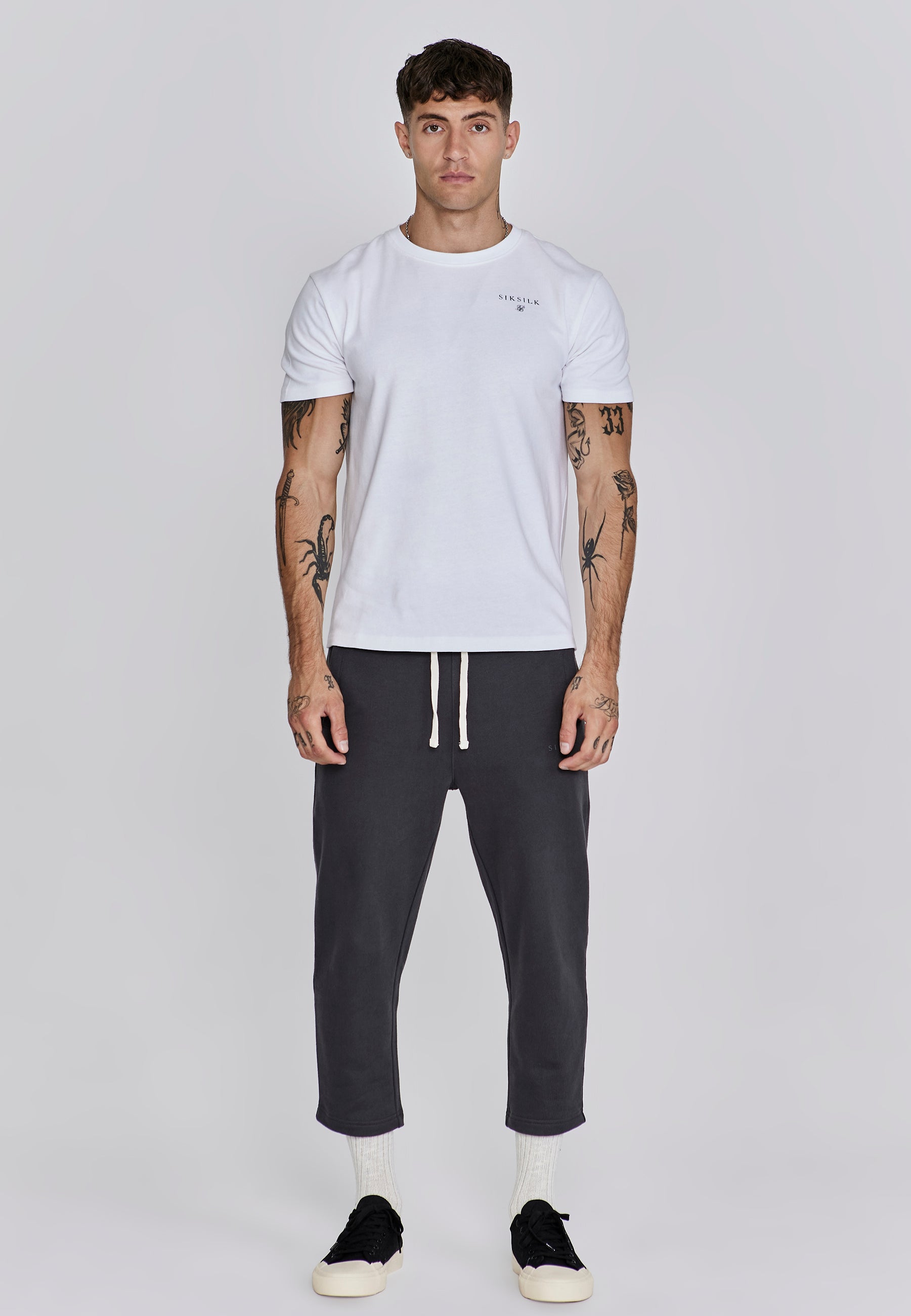 Maglietta dal taglio rilassato in bianco Magliette SikSilk