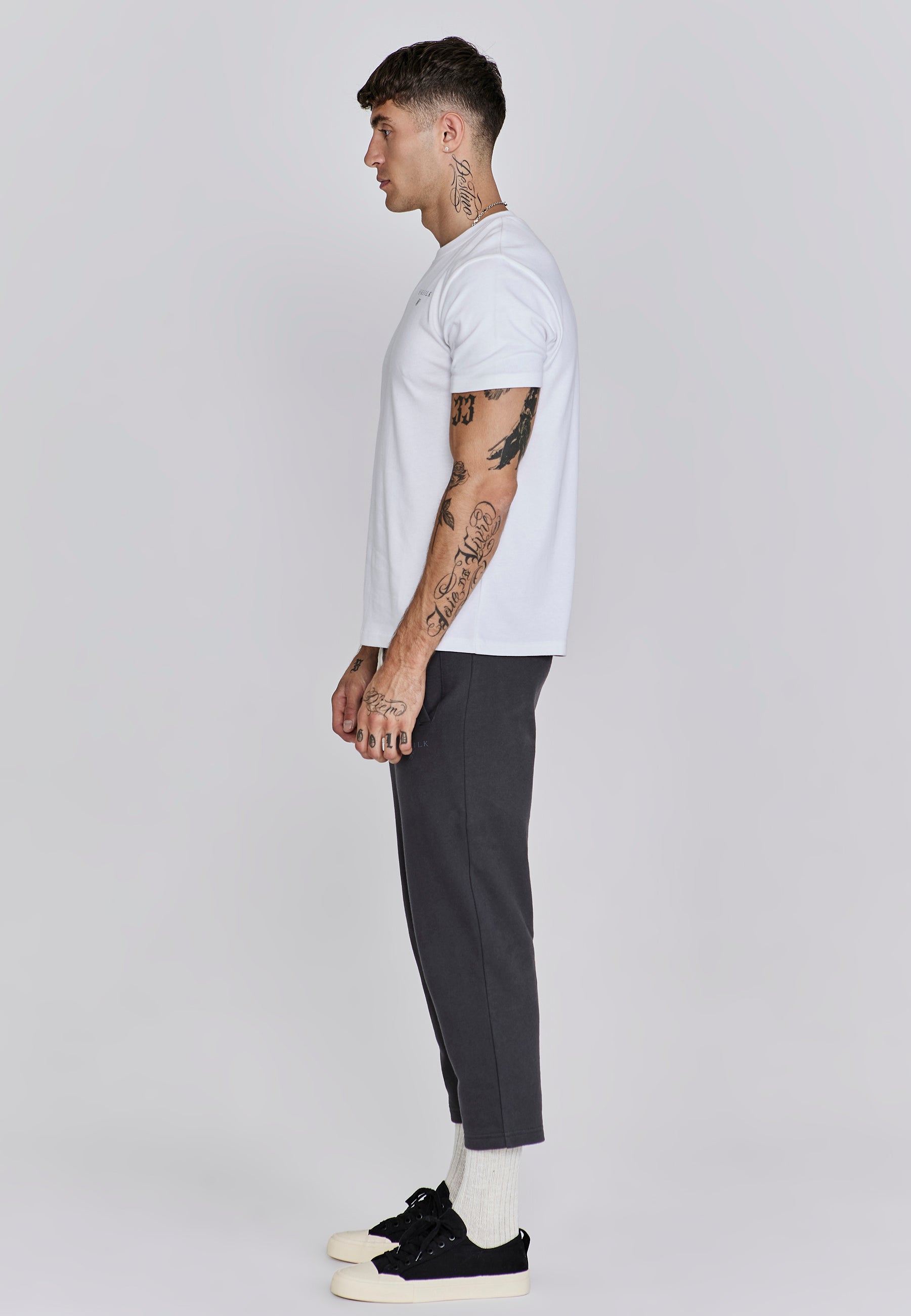 Maglietta dal taglio rilassato in bianco Magliette SikSilk