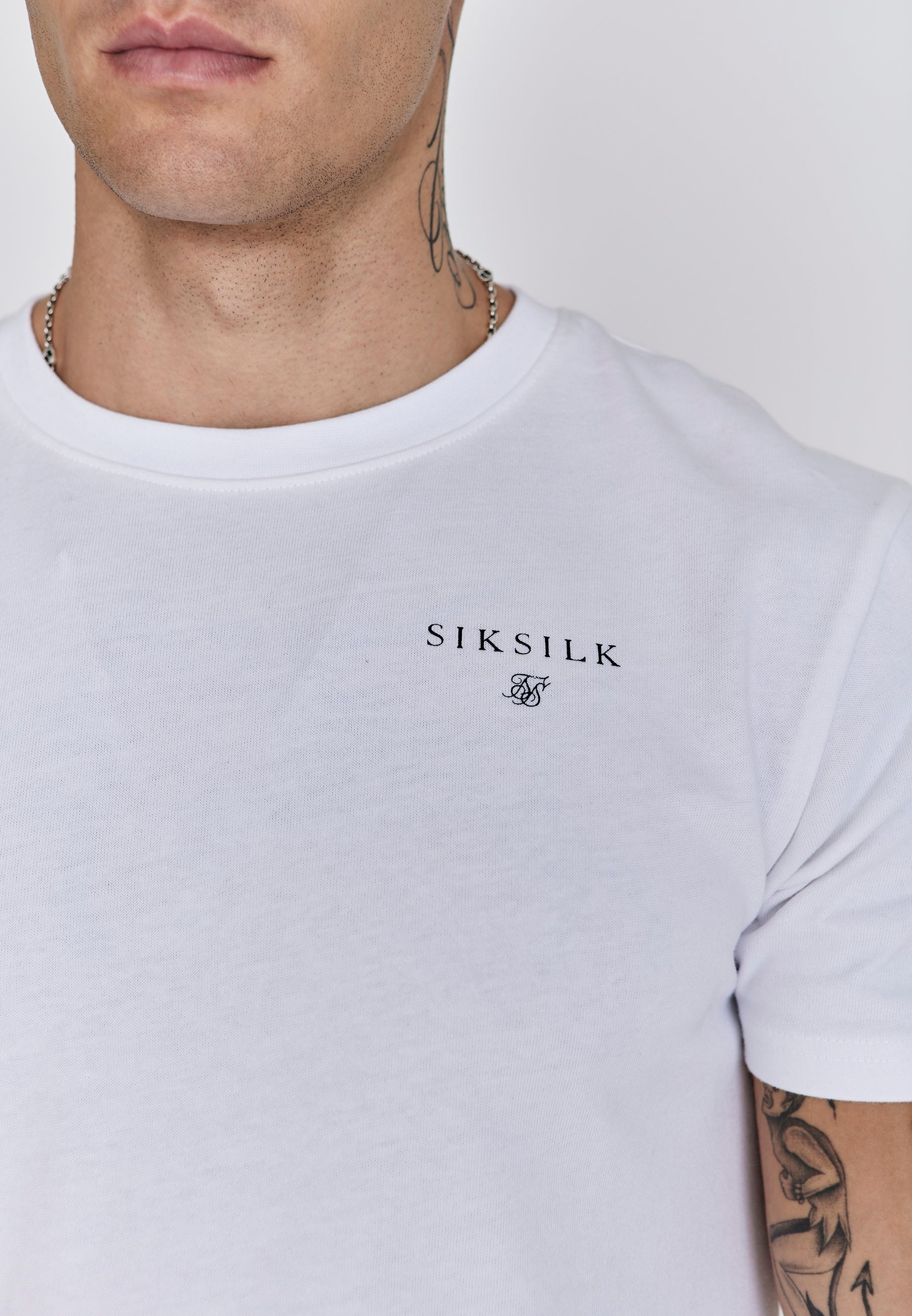 Maglietta dal taglio rilassato in bianco Magliette SikSilk