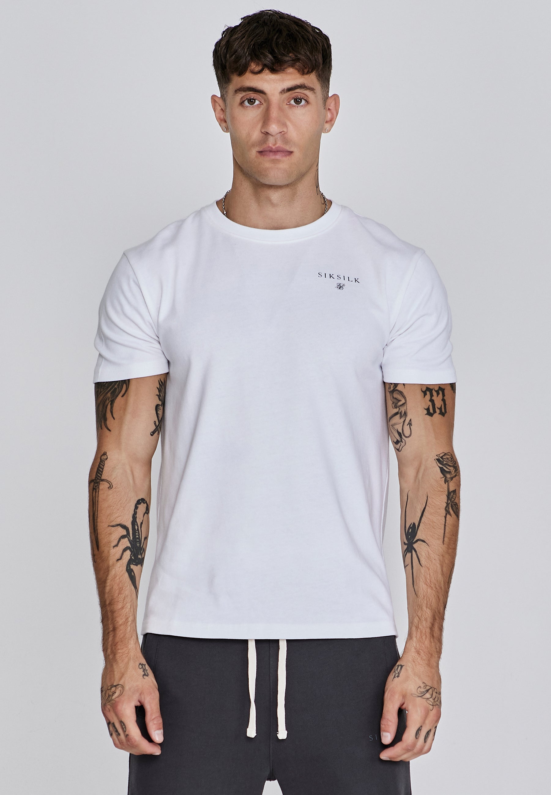 Maglietta dal taglio rilassato in bianco Magliette SikSilk
