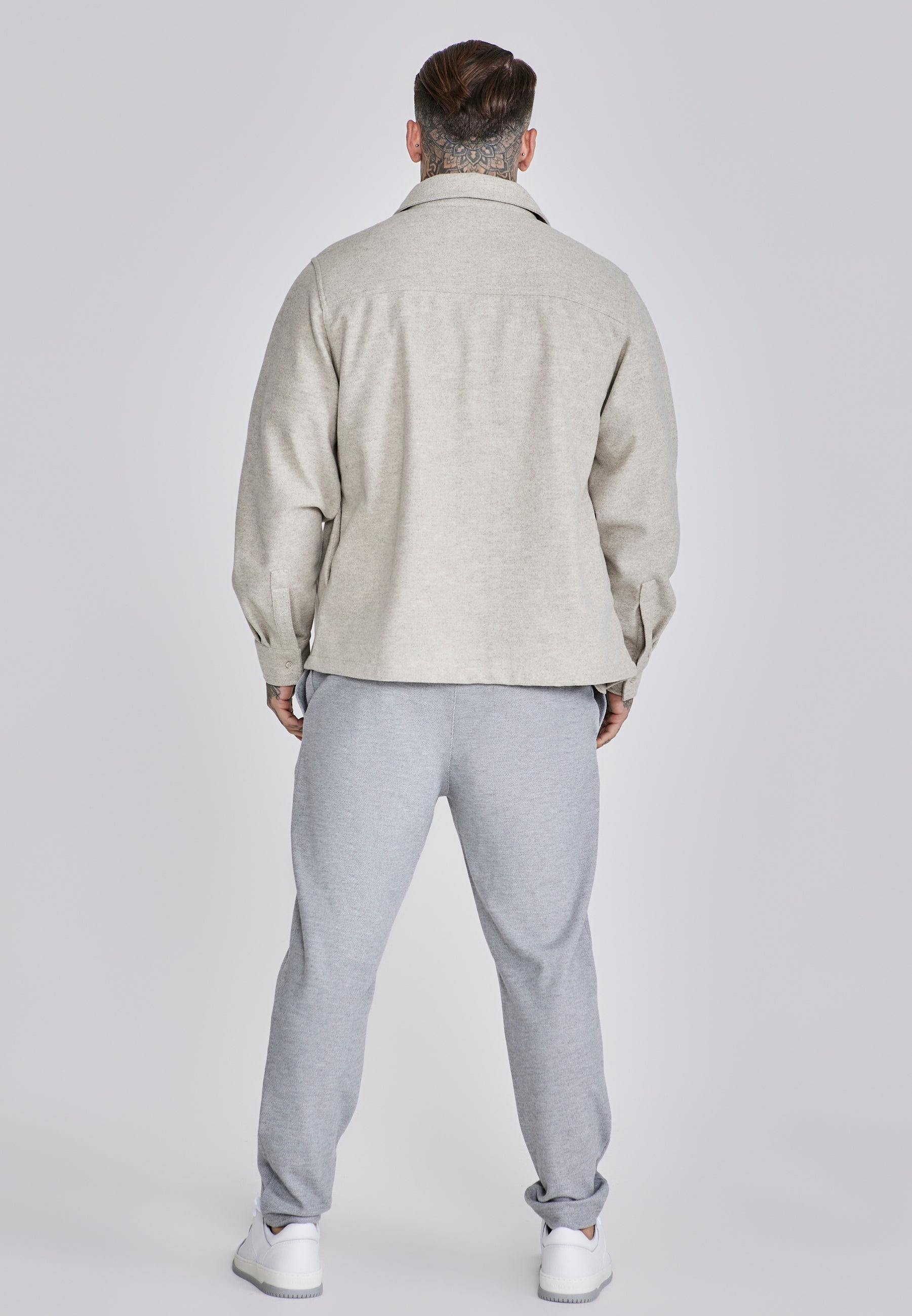 Camicia over in beige Camicie SikSilk