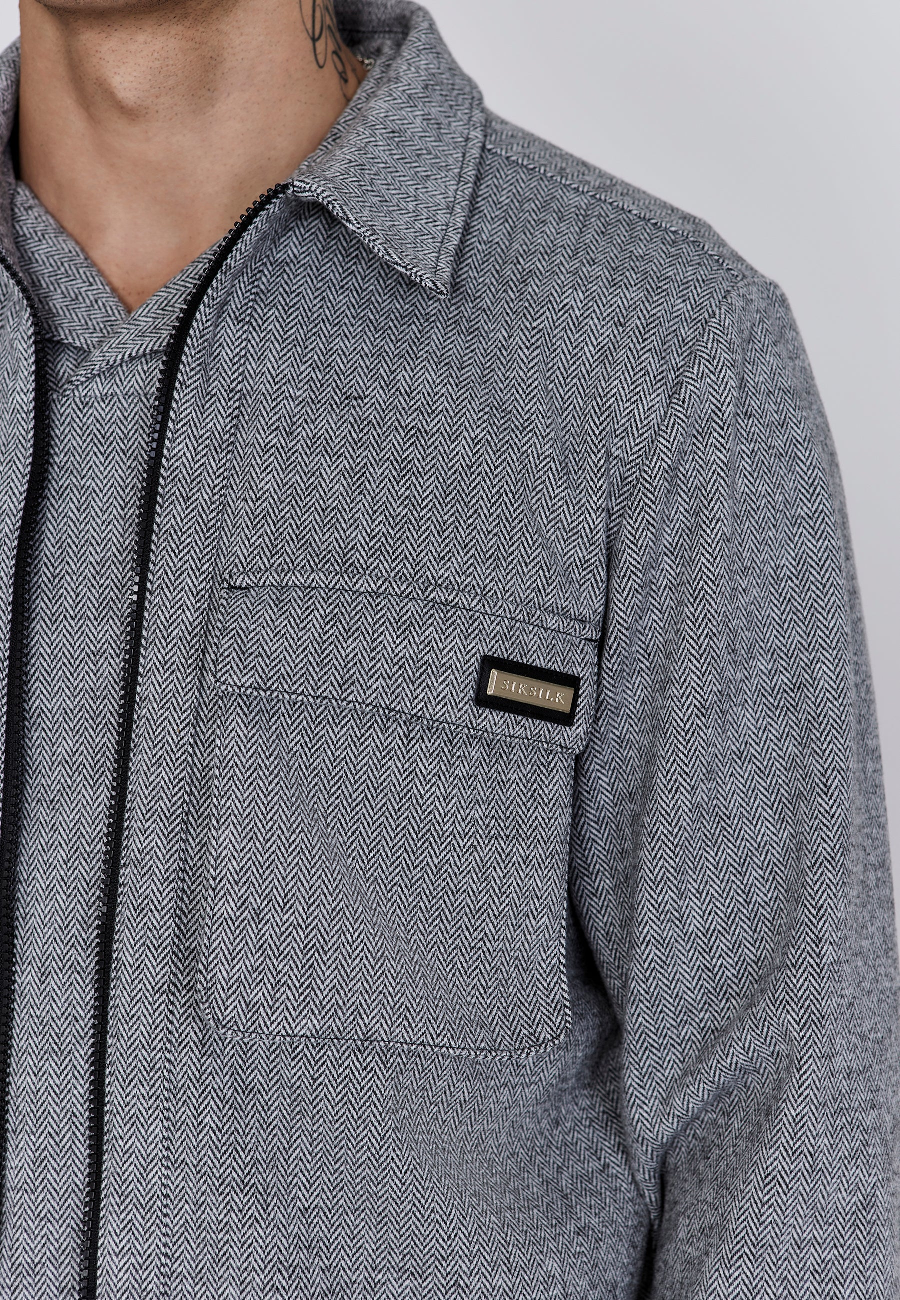 Camicia elegante in grigio Camicie SikSilk