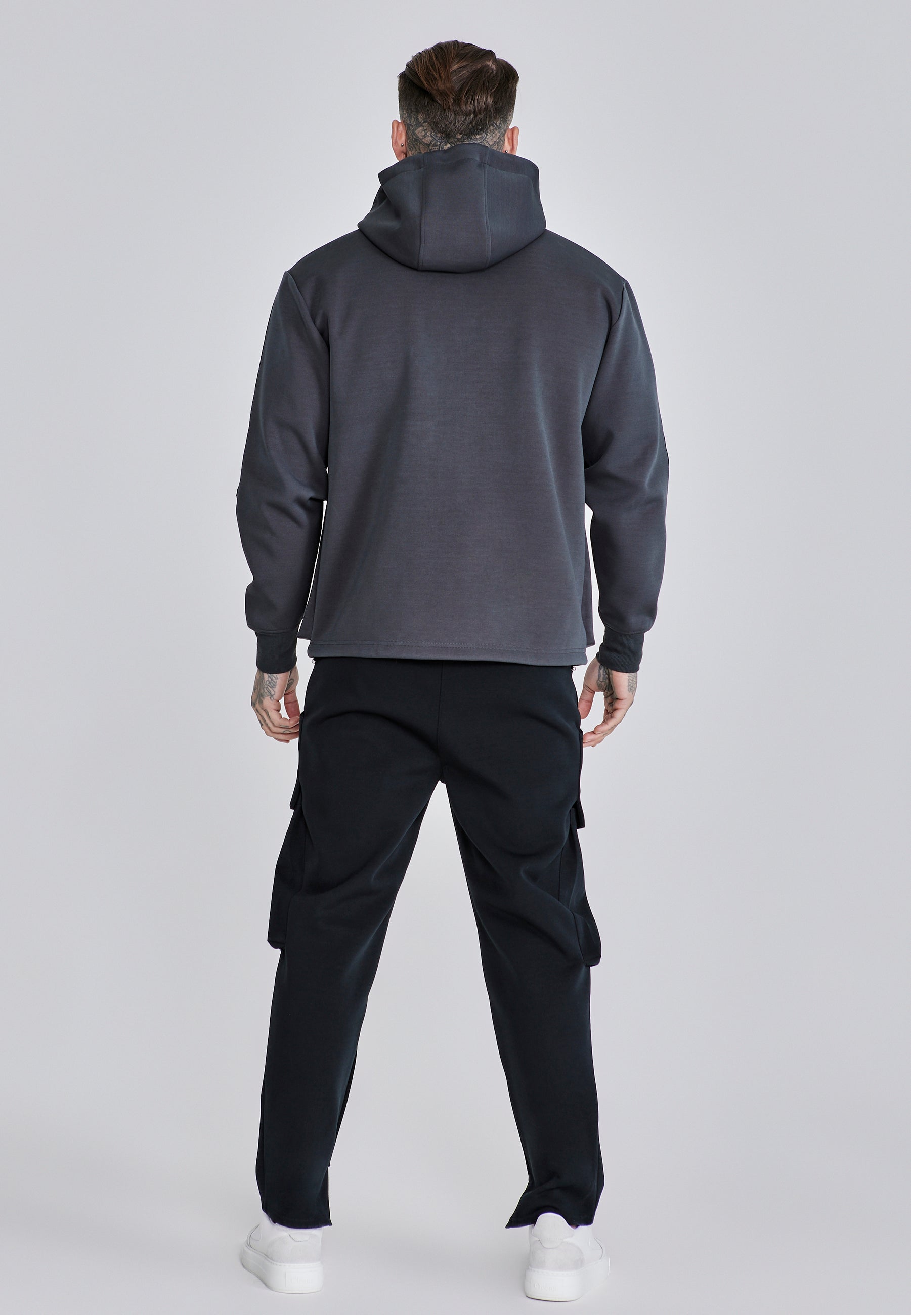 Pantaloni Utility in nero Pantaloni SikSilk