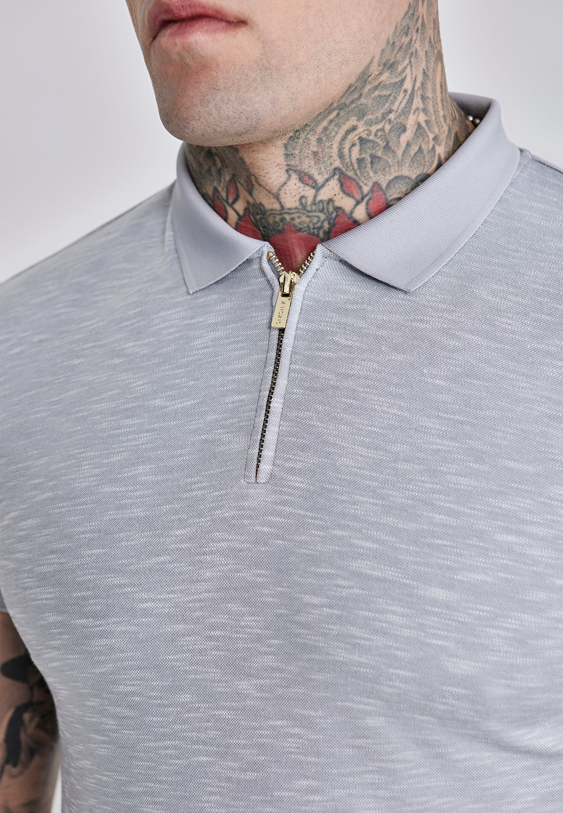Polo intelligente in marna grigia Magliette SikSilk