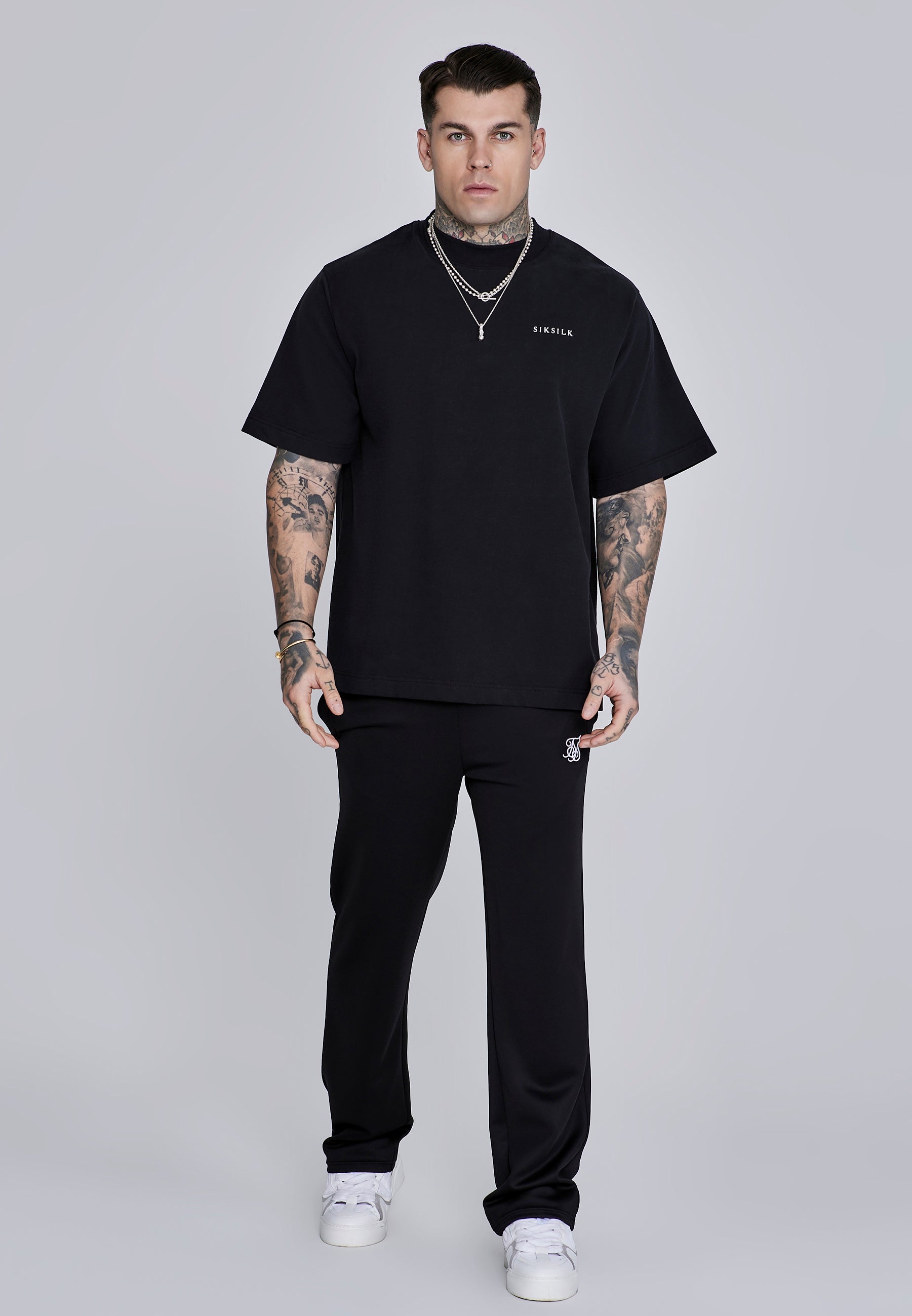 Maglietta grafica in nero Magliette SikSilk