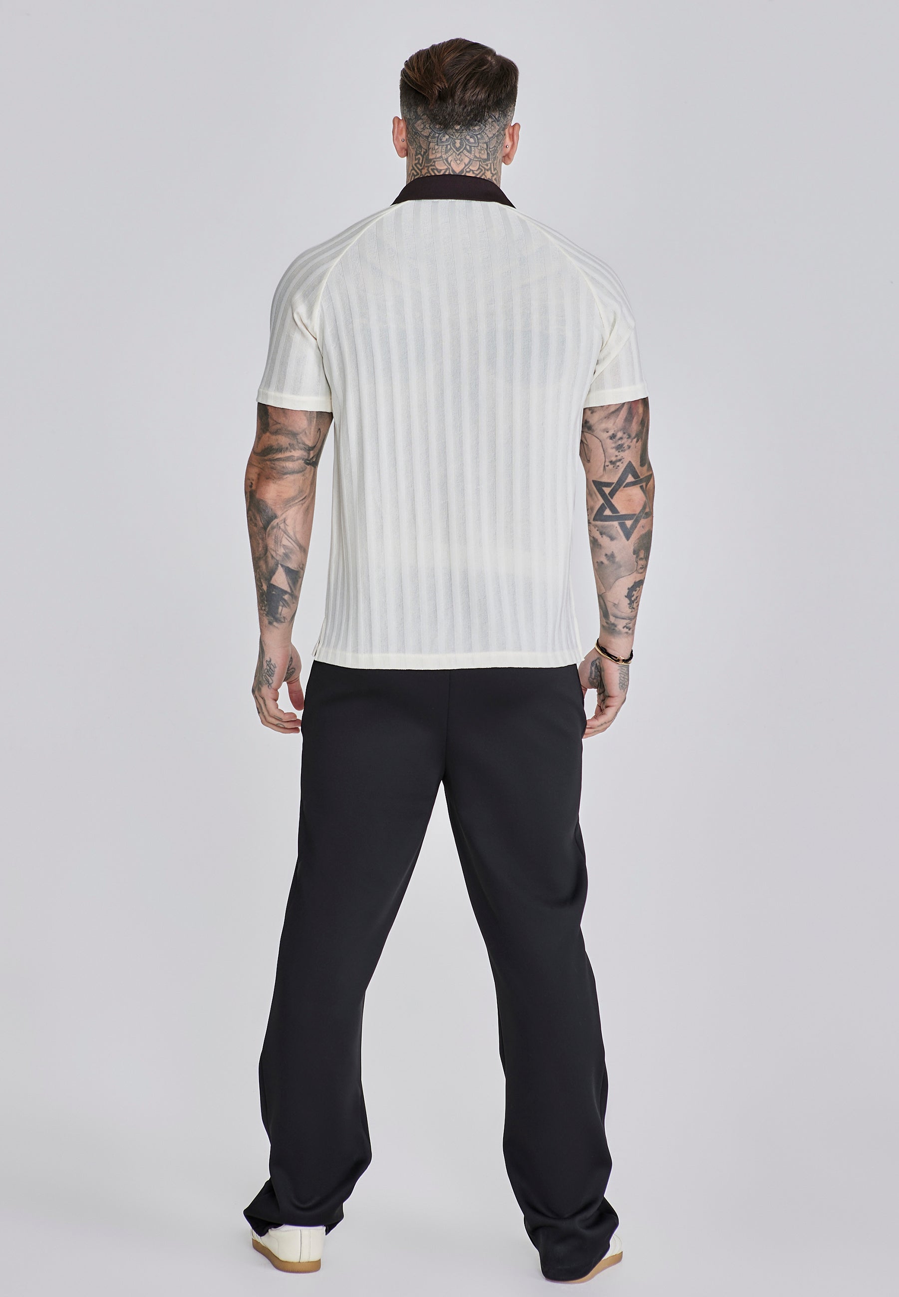 Maglietta polo in ecru T-shirt SikSilk