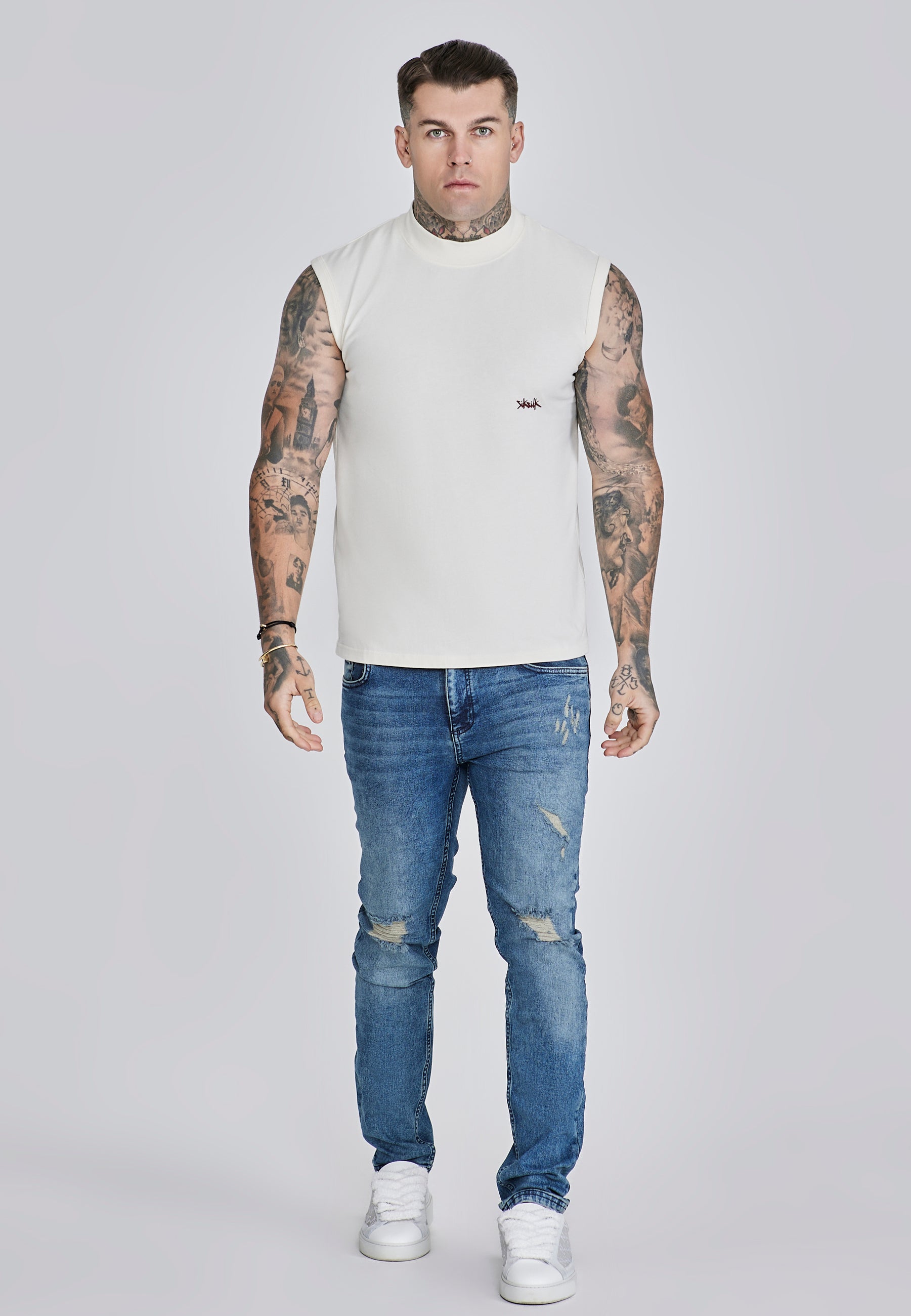 Gilet attivo in Ecrù, Magliette rosse SikSilk