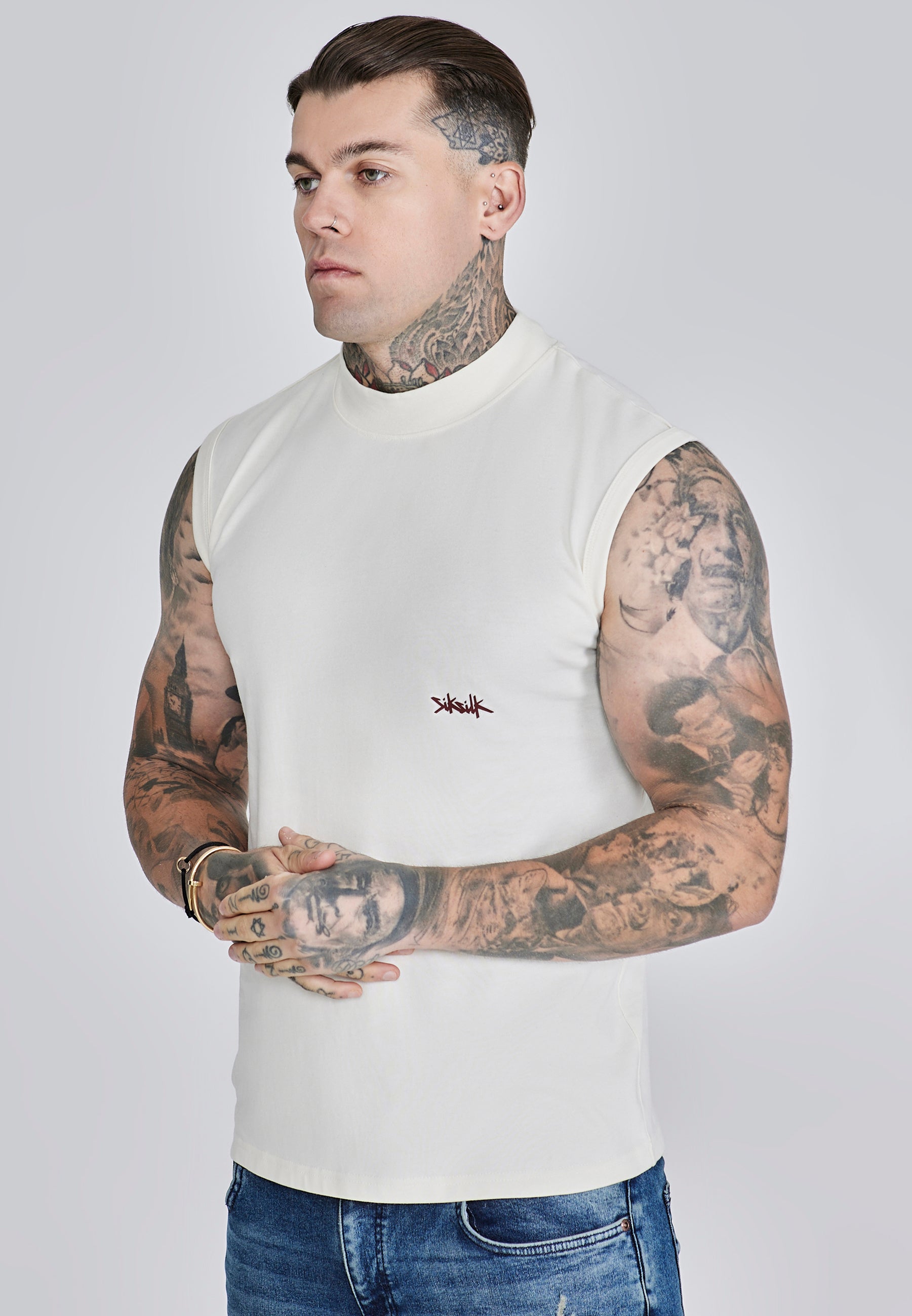 Gilet attivo in Ecrù, Magliette rosse SikSilk