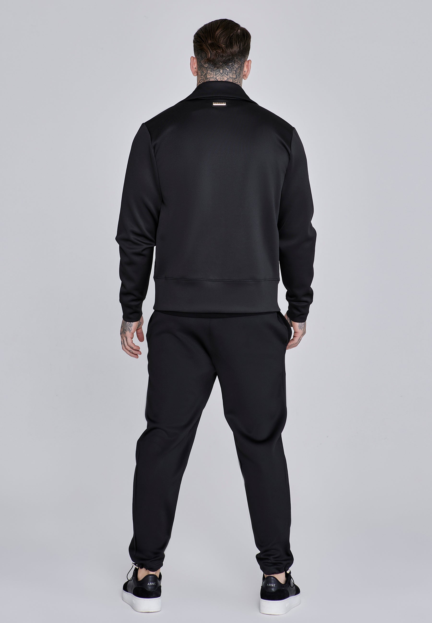 Joggers eleganti in pantaloni neri SikSilk