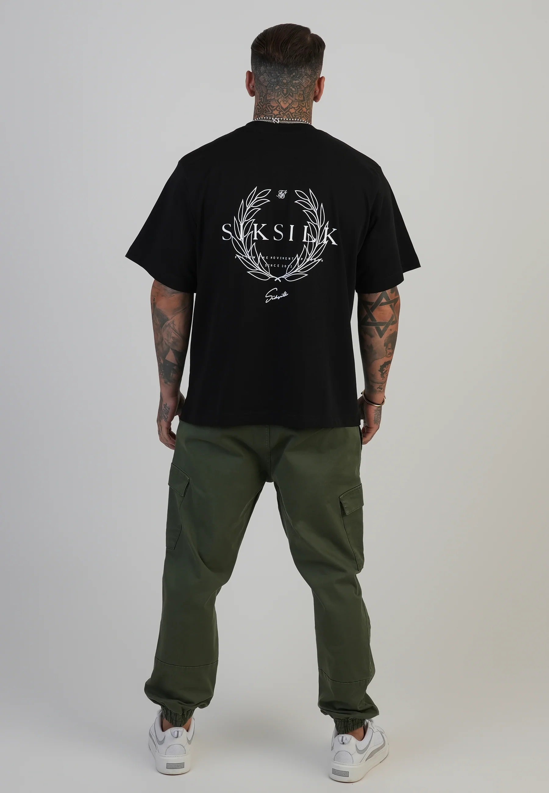 Cargos slim fit in verde kaki