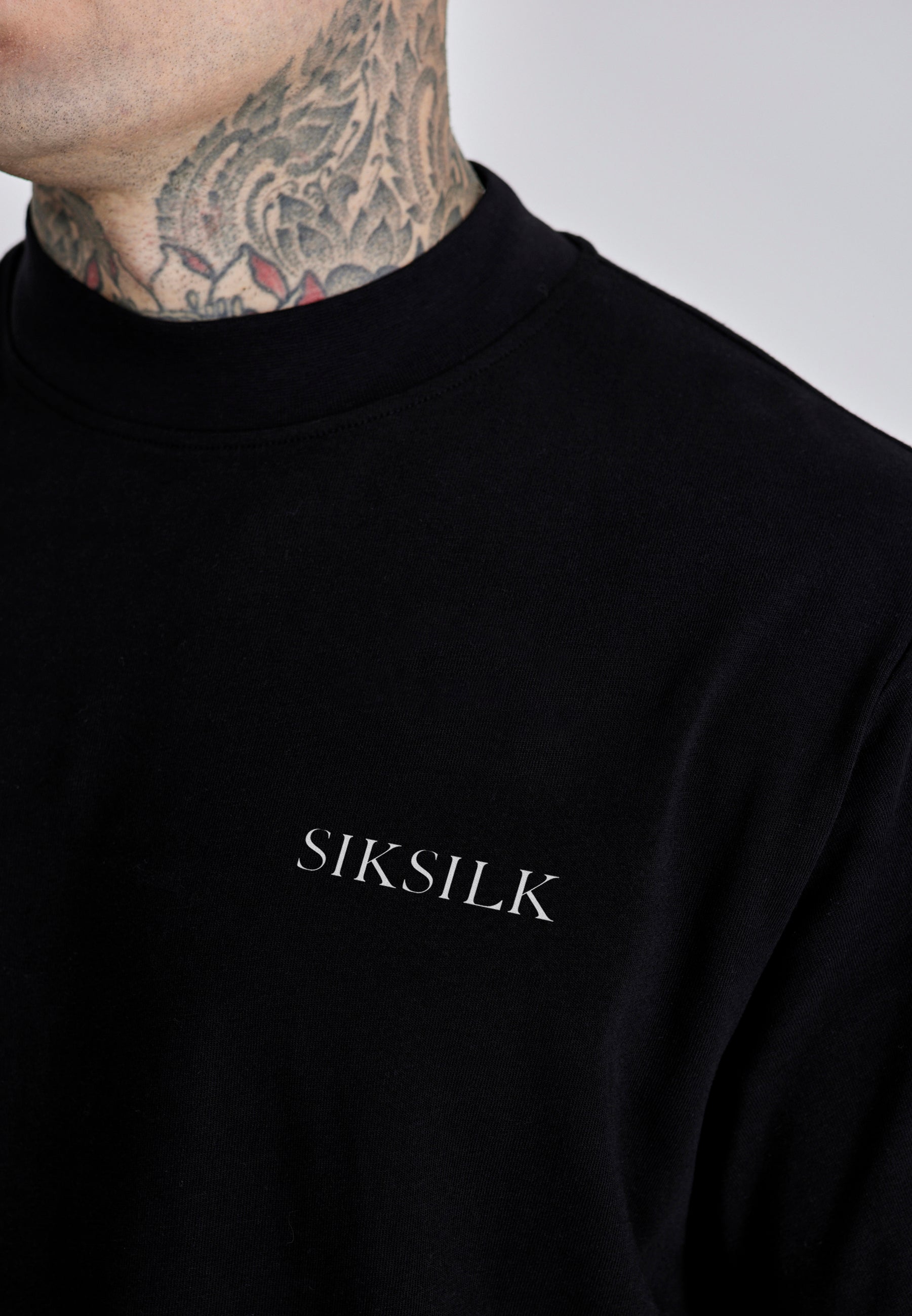 Maglietta grafica in nero Magliette SikSilk