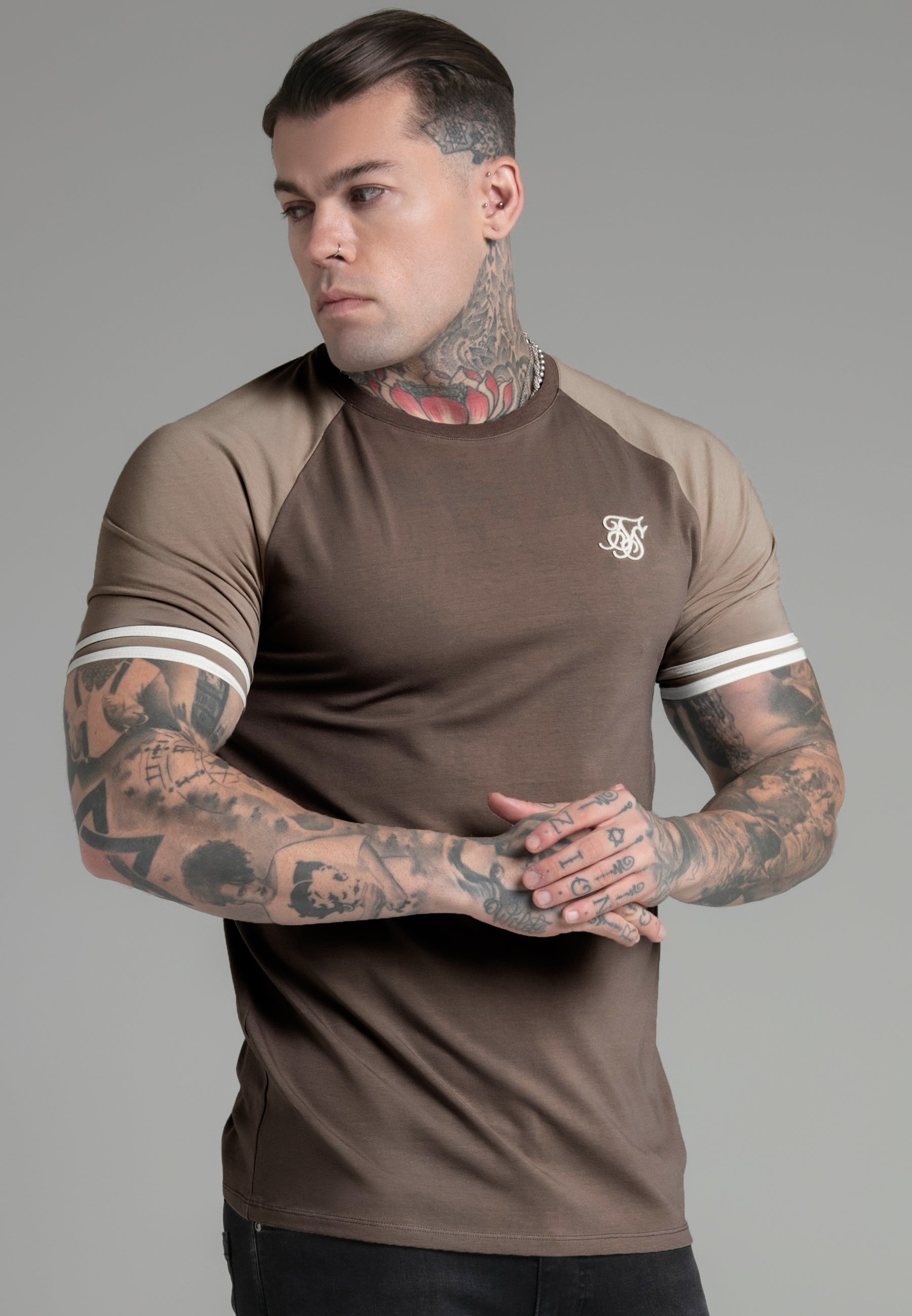 Maglietta Tournament in marrone Magliette SikSilk