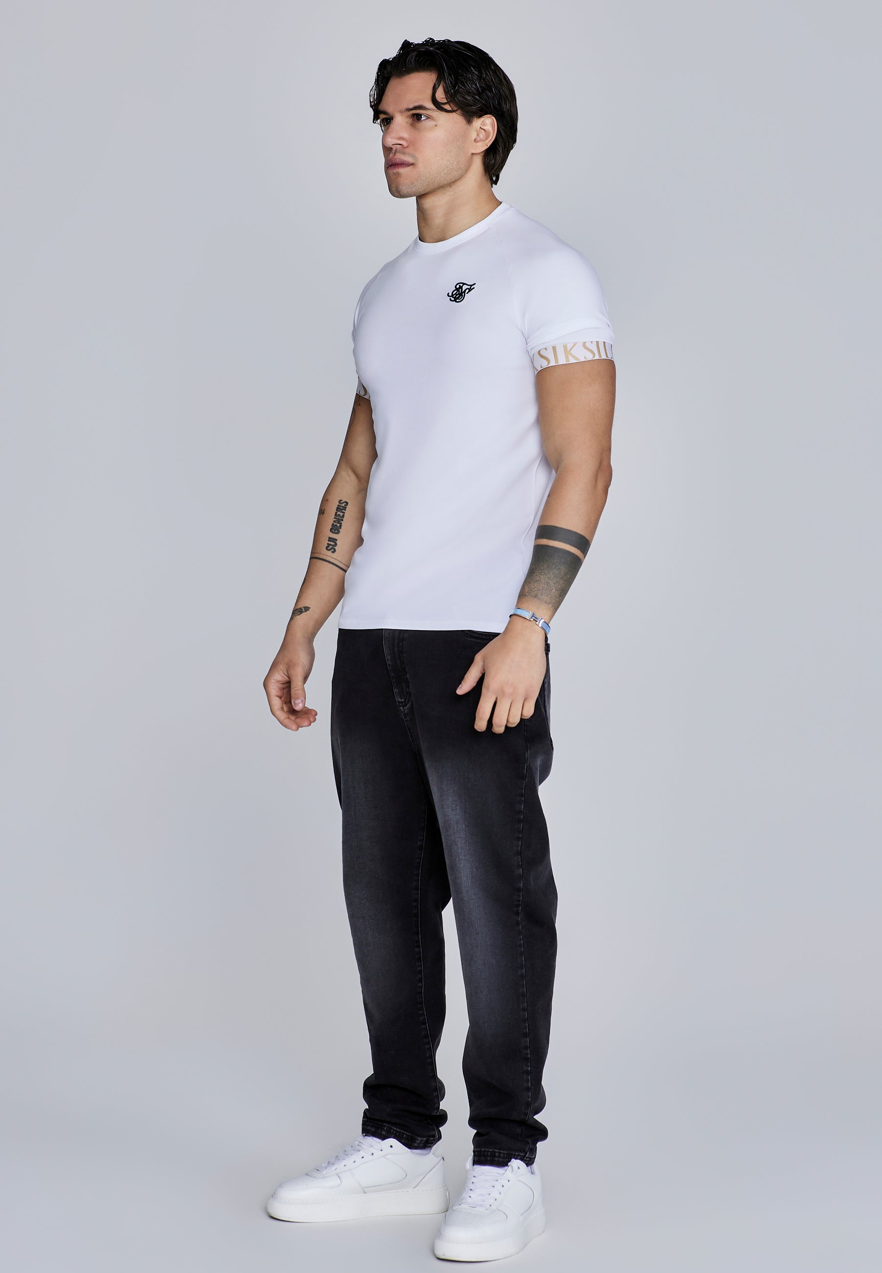 Maglietta Tech in Bianco Magliette SikSilk