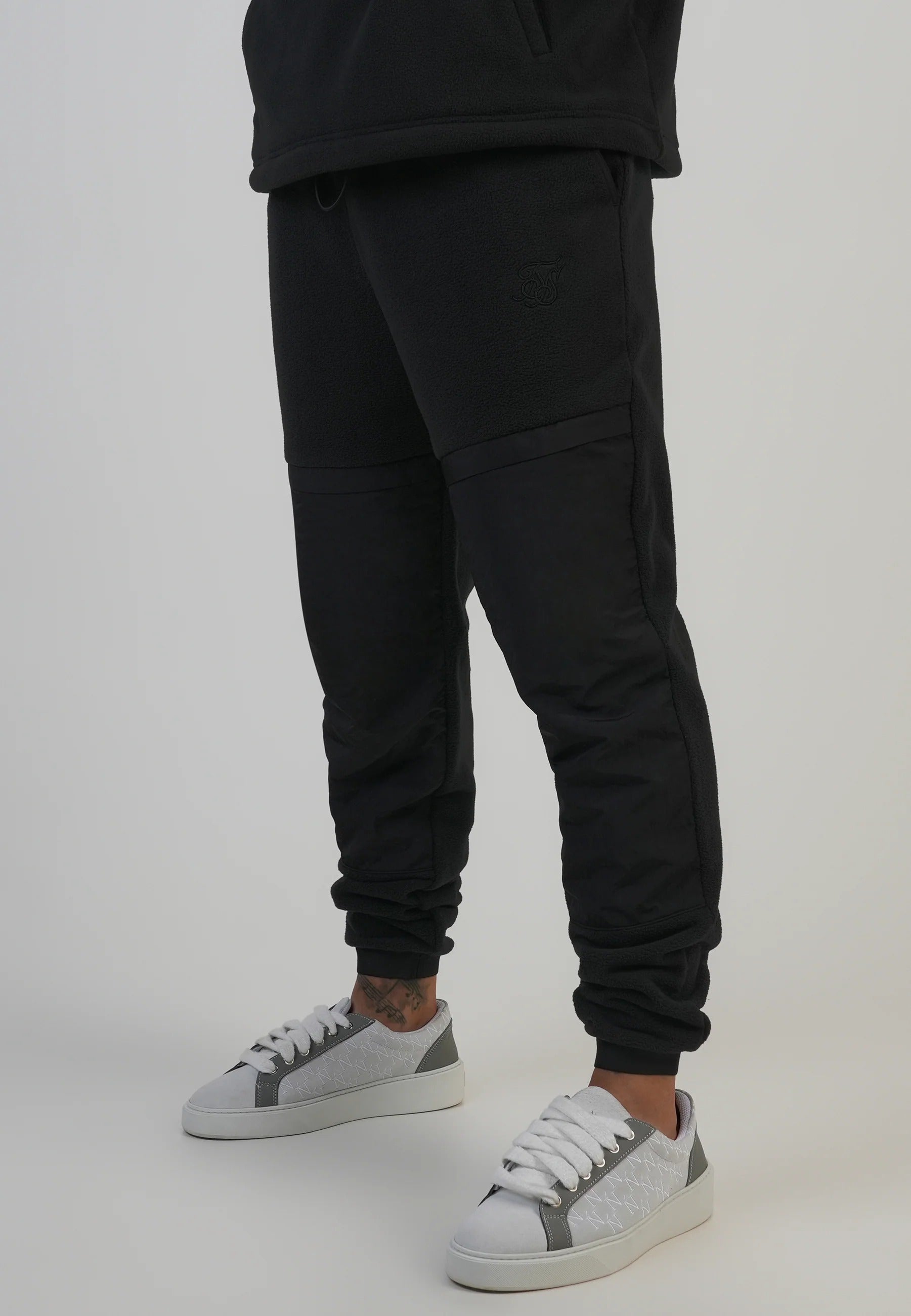Joggers in pile Polar in nero