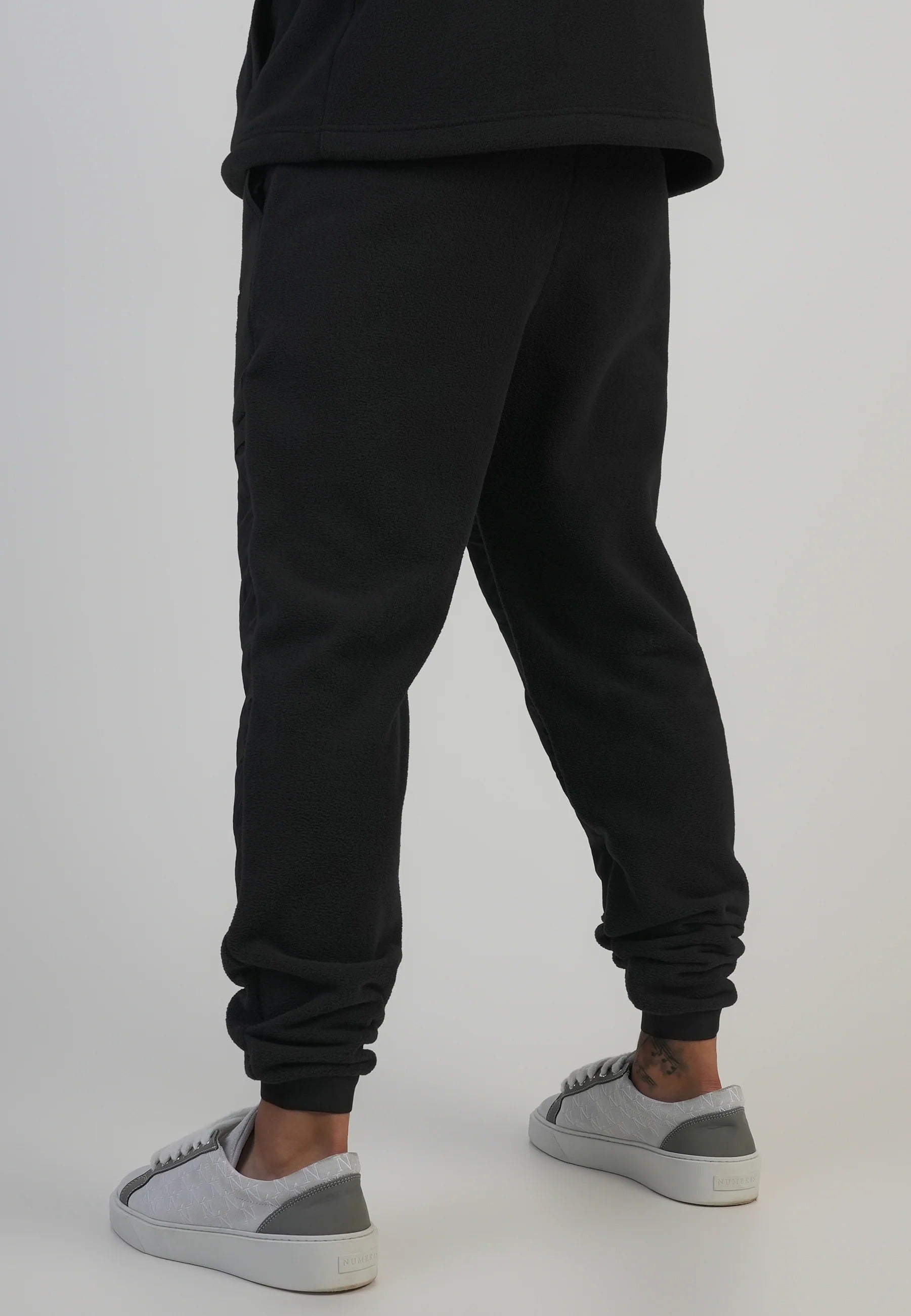 Joggers in pile Polar in nero