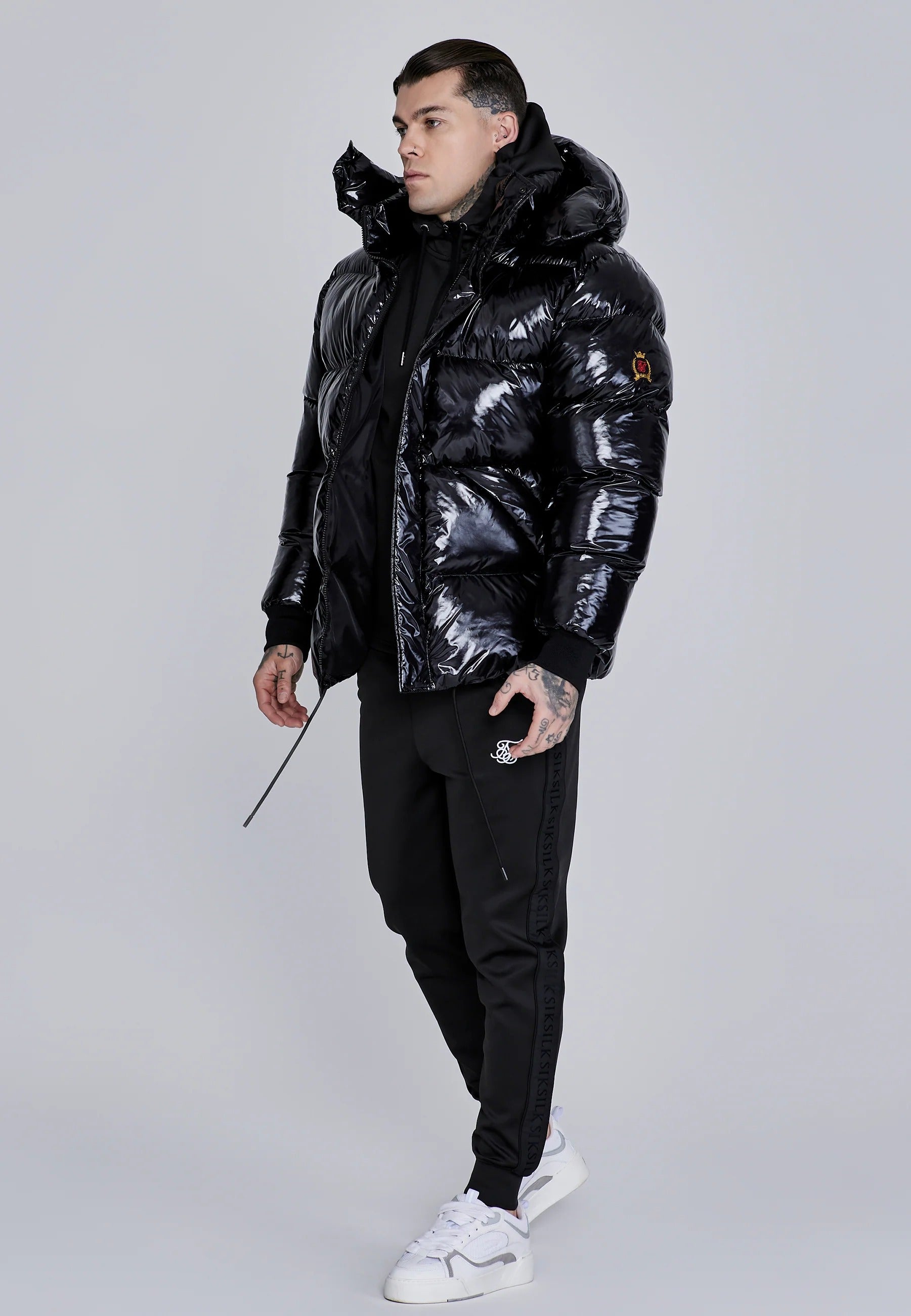 Giacca Puffer High Shine in nero