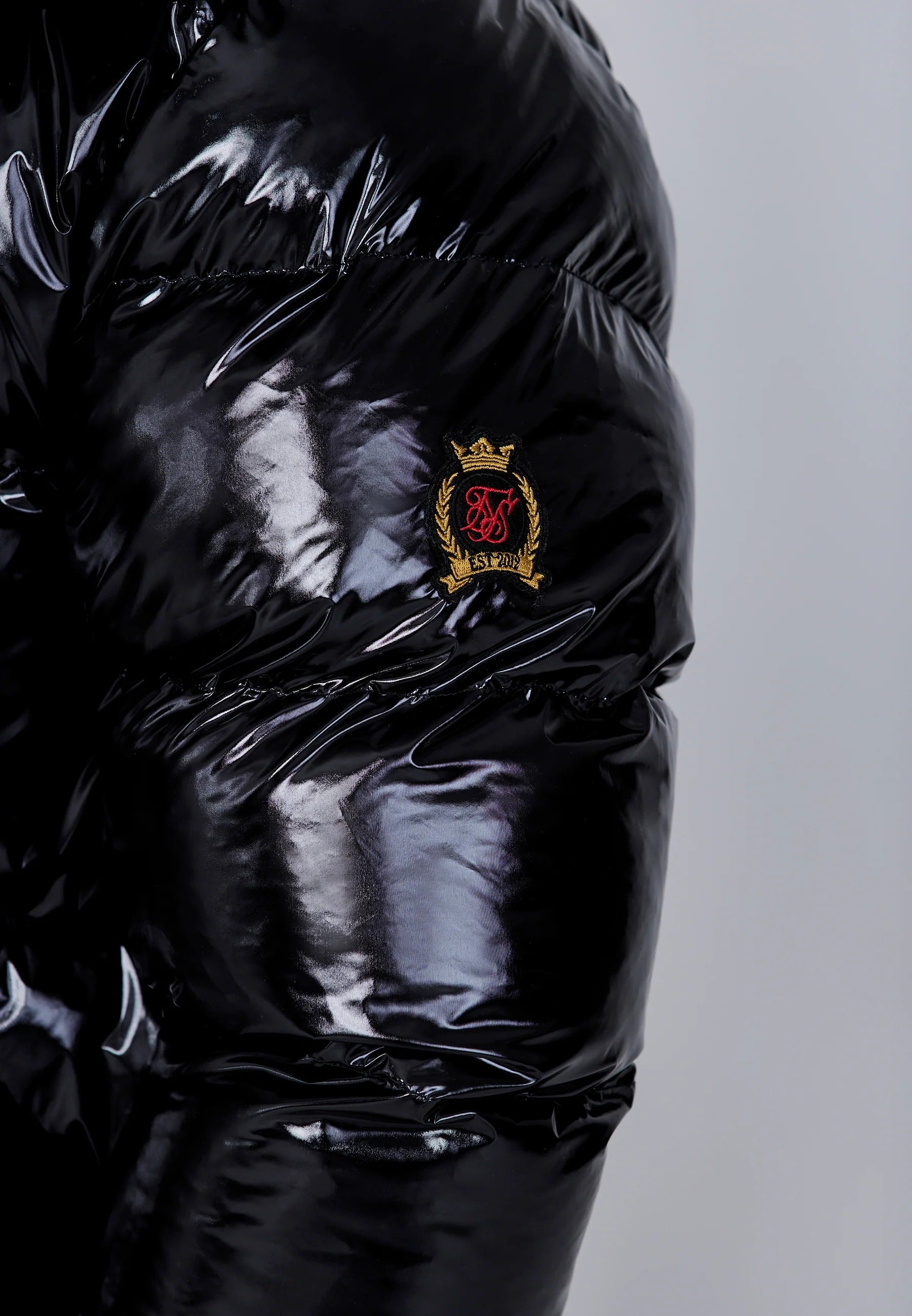 Giacca Puffer High Shine in nero