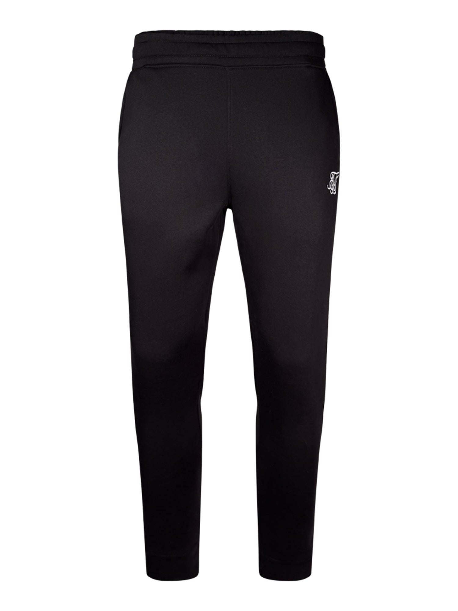 Joggers essenziali in nero Pantaloni SikSilk