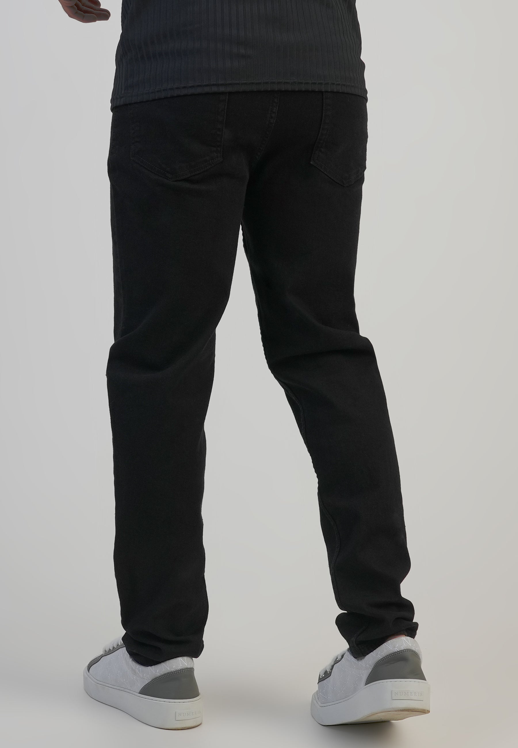 Jeans slim fit in nero Jeans SikSilk
