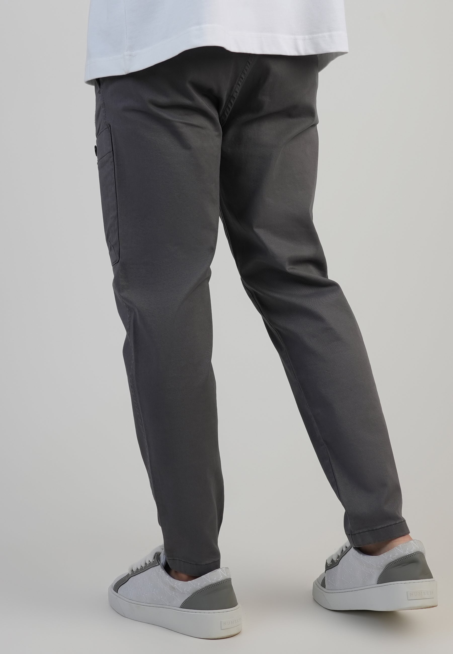 Pantaloni eleganti in grigio SikSilk