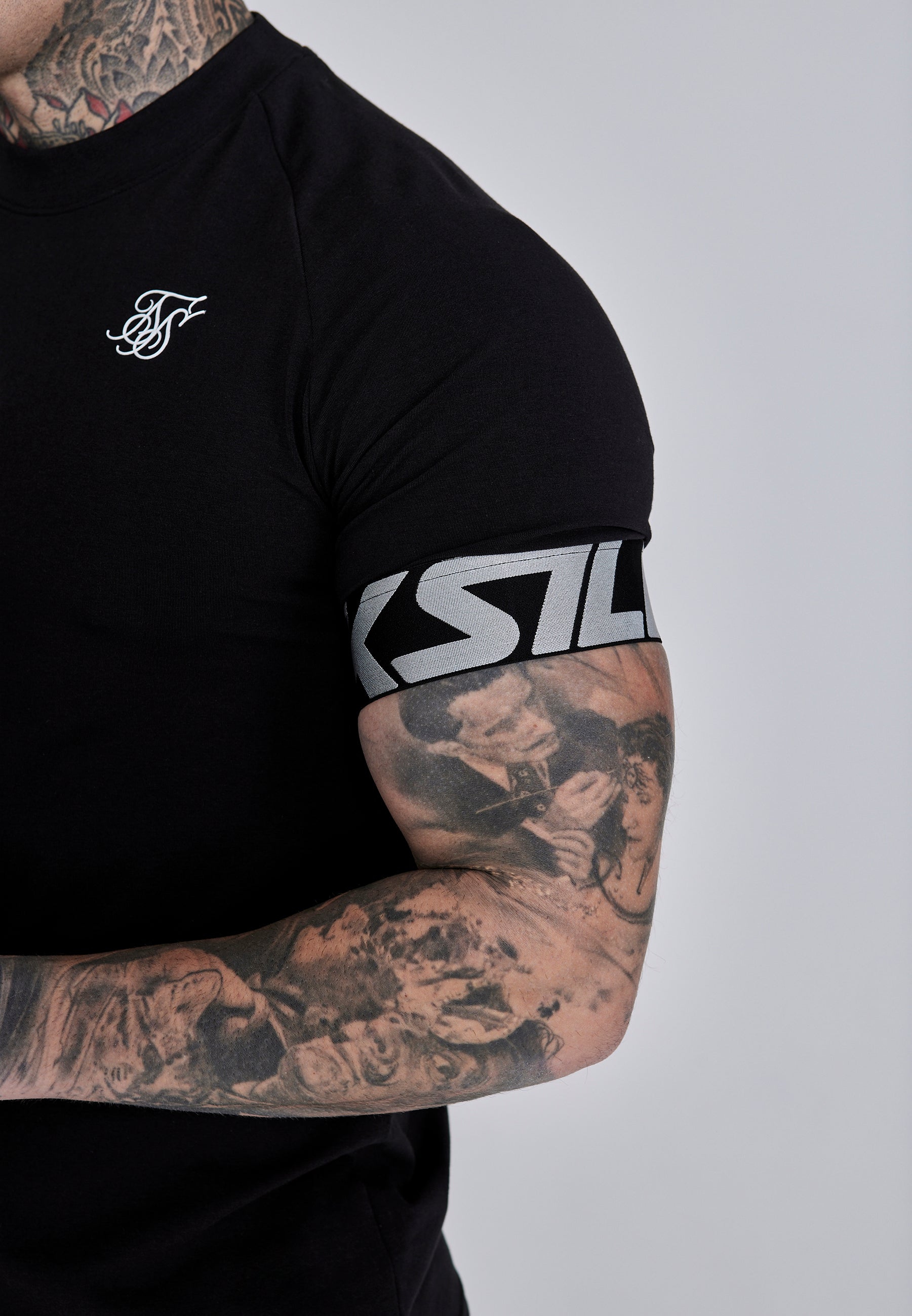 Maglietta Tech in nero Magliette SikSilk