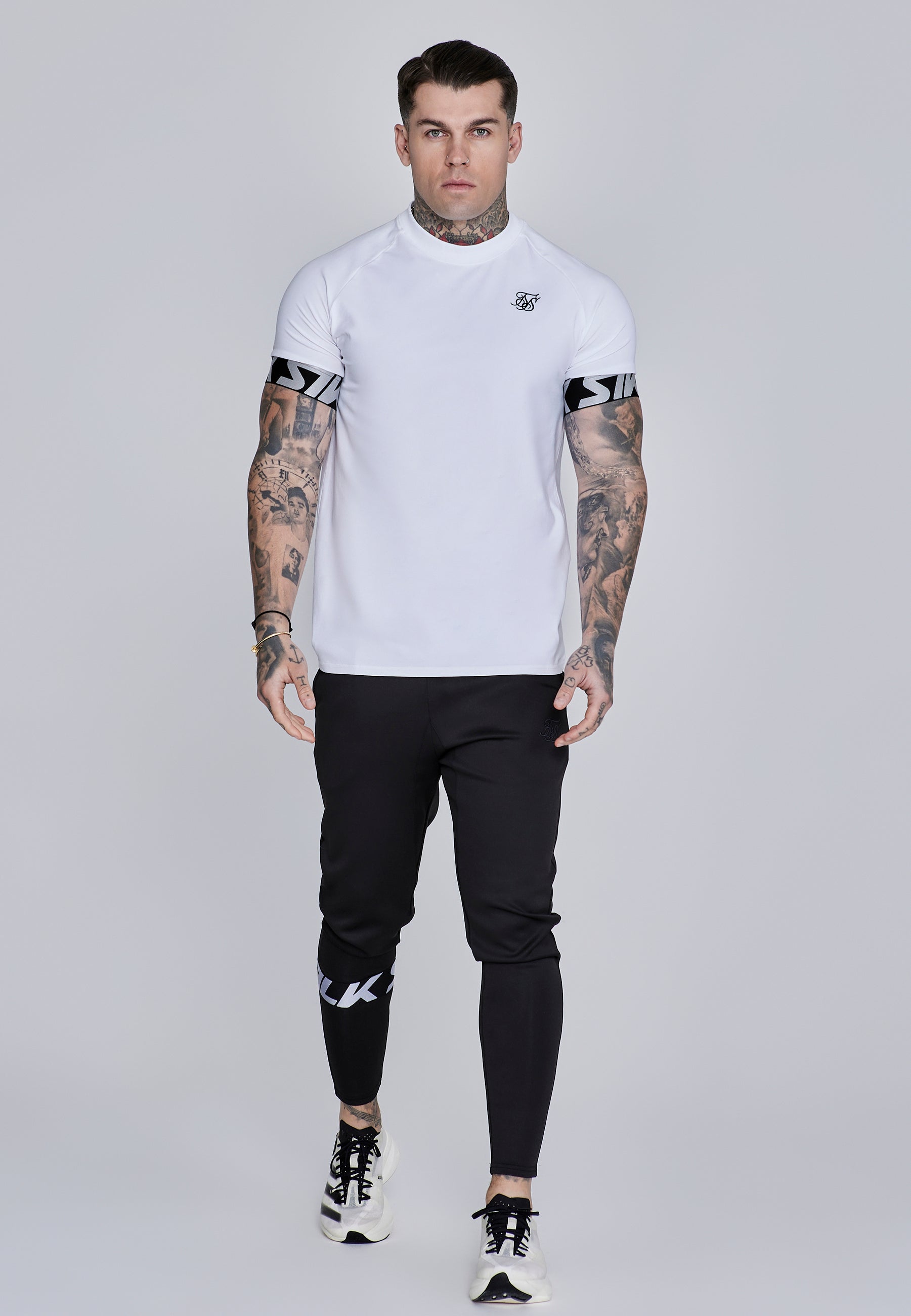 Maglietta Tech in Bianco Magliette SikSilk