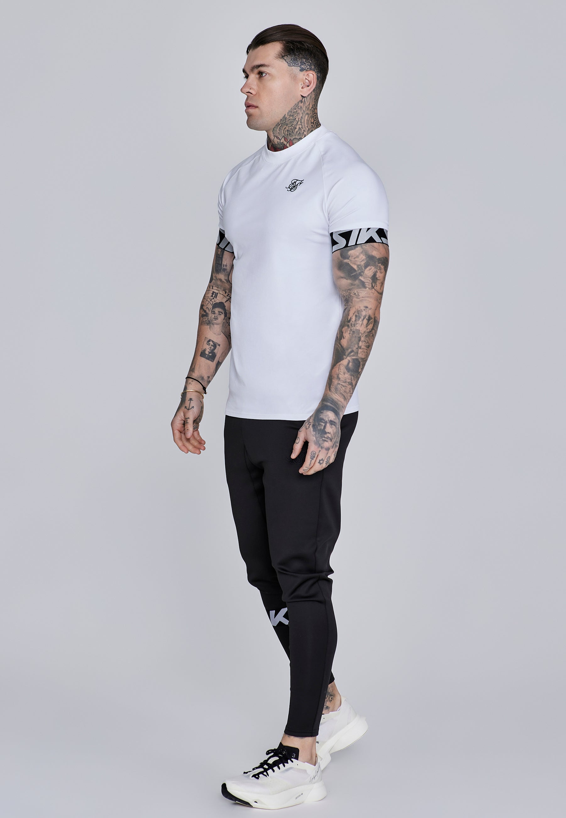 Maglietta Tech in Bianco Magliette SikSilk