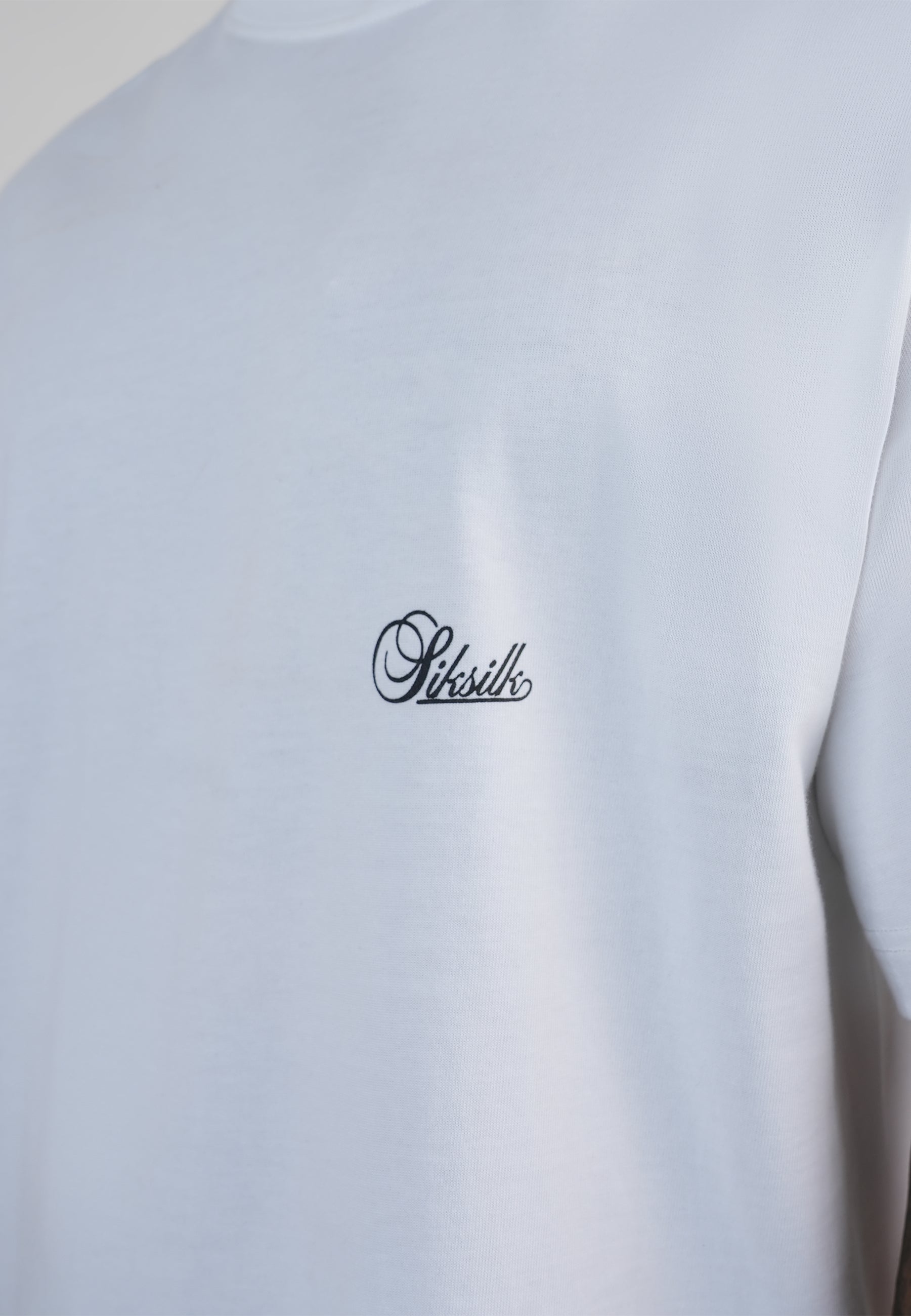 Maglietta oversize in bianco Magliette SikSilk