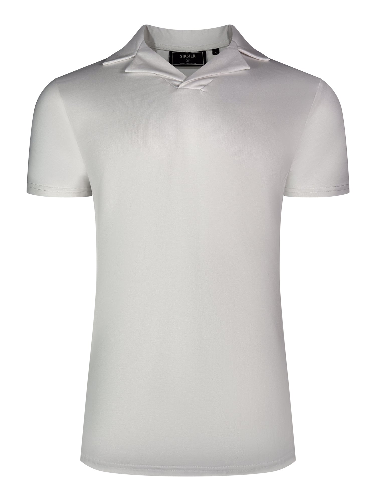 Polo Revere in Bianco Magliette SikSilk