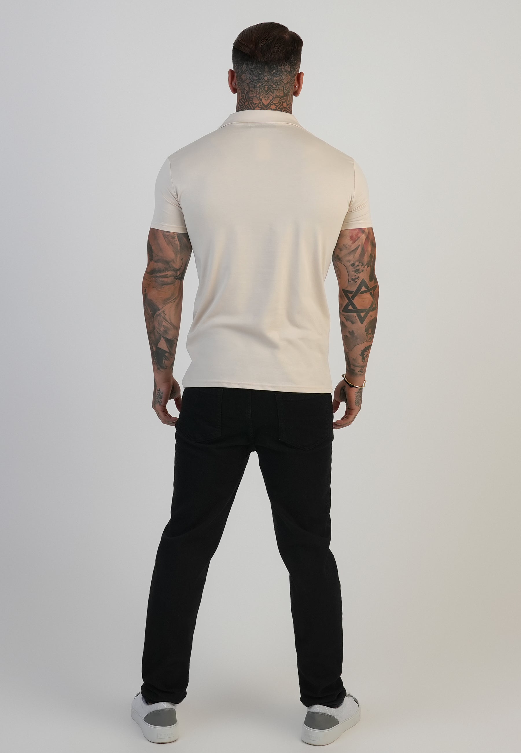Polo Revere in ecru Magliette SikSilk