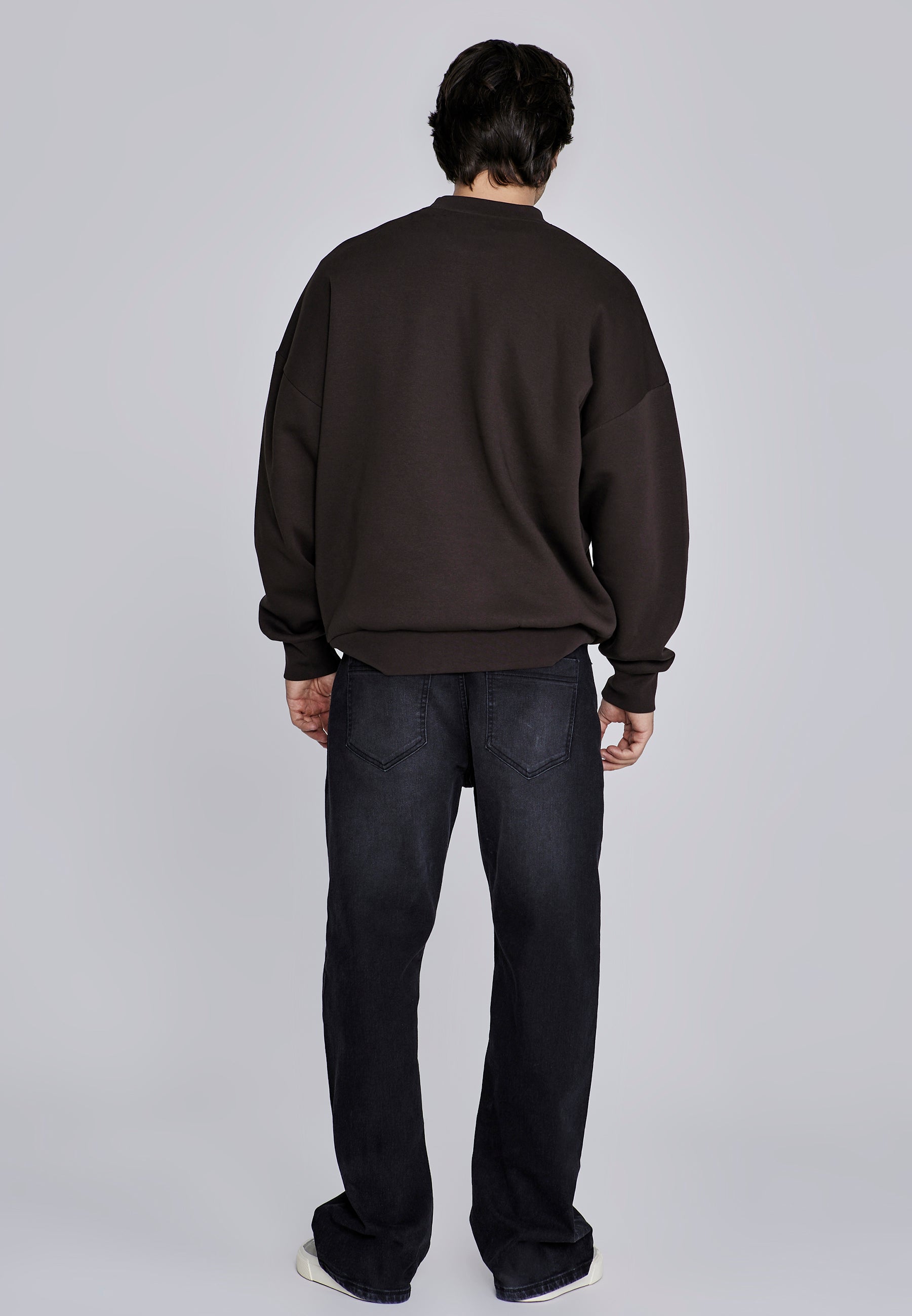 Maglione Essentials in marrone Felpe SikSilk