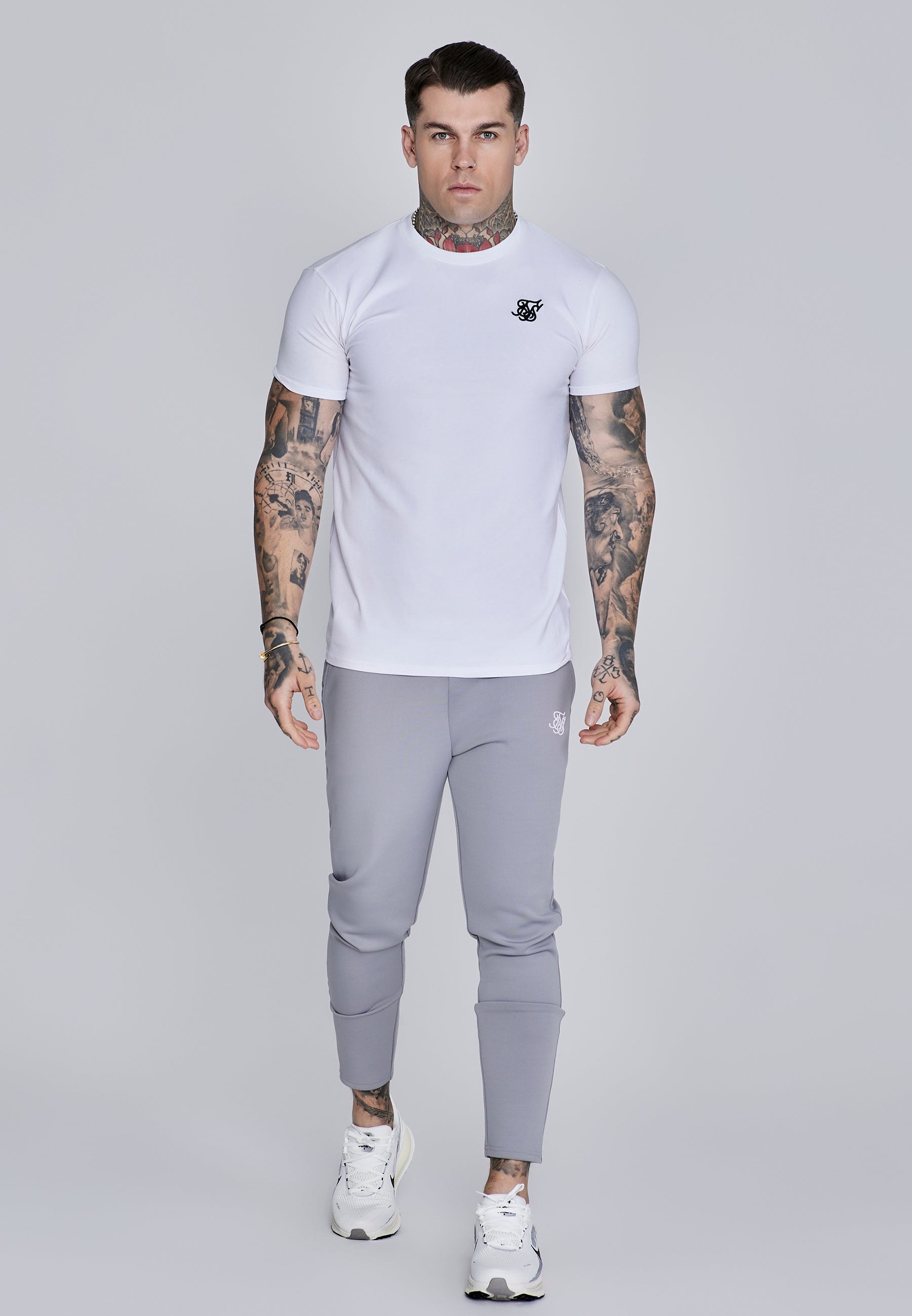 Maglietta Essentials in Bianco Magliette SikSilk