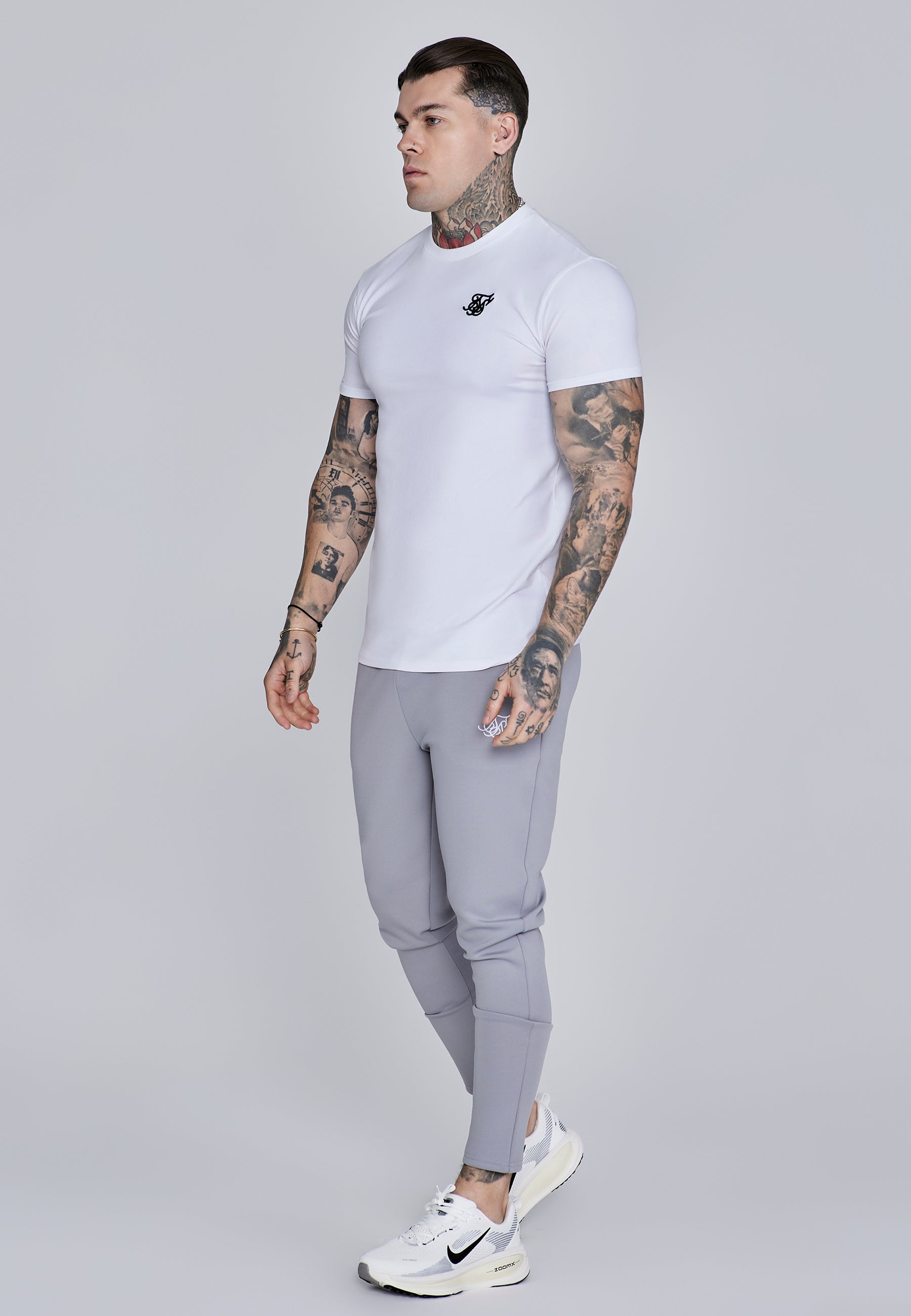 Maglietta Essentials in Bianco Magliette SikSilk