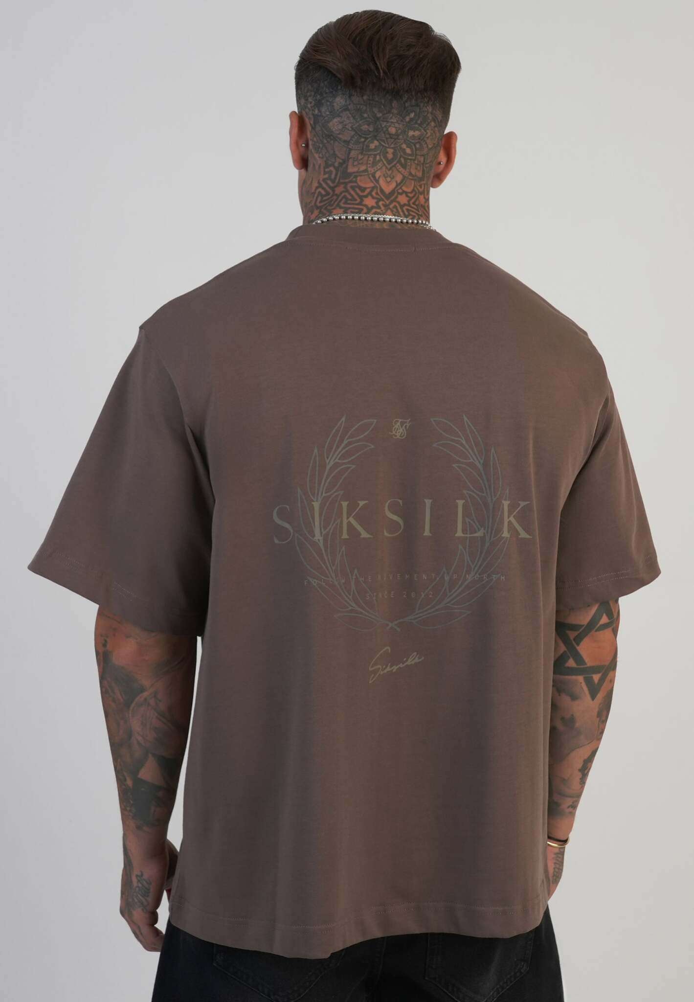 Maglietta grafica in marrone Magliette SikSilk