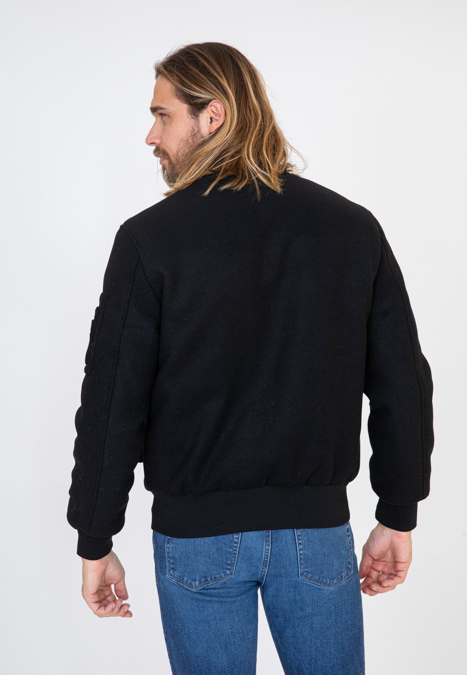 Giacca bomber Track M in nero Bombers Original