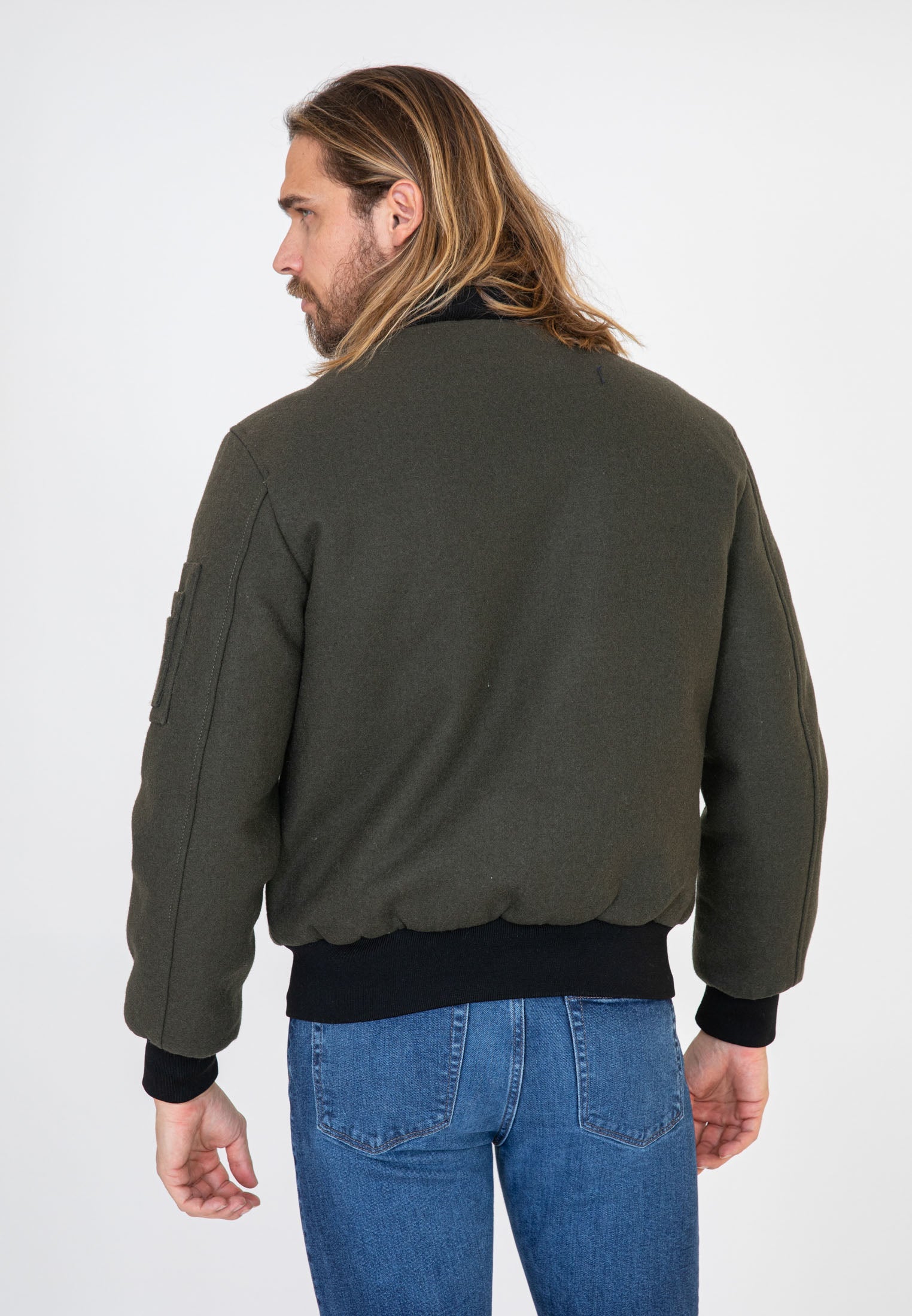 Giacca bomber Track M in kaki Giacche Bombers Original